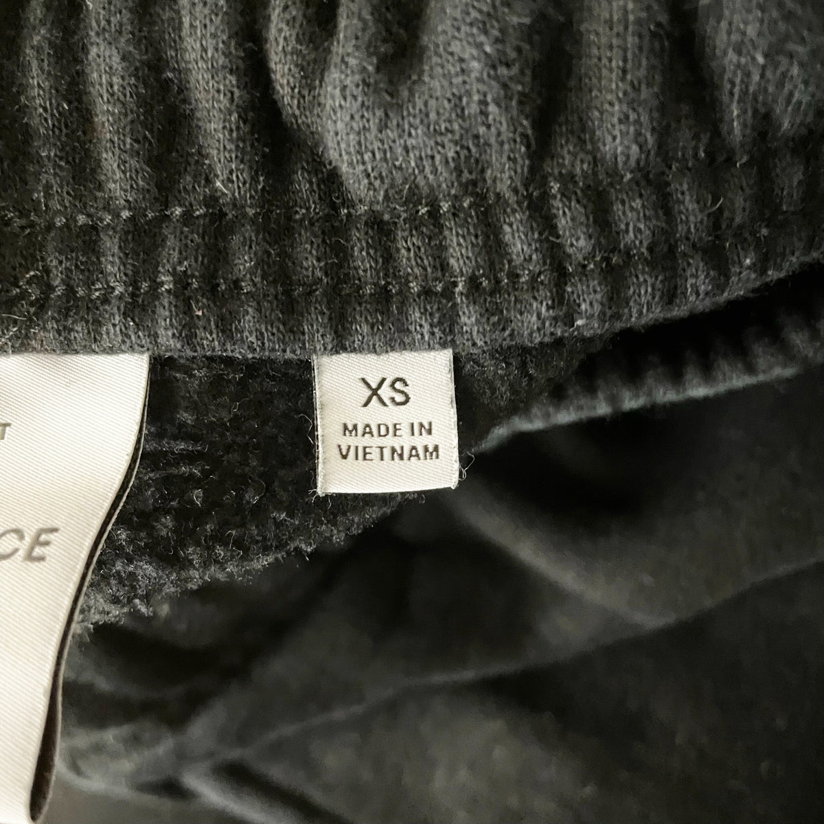 TNA Aritzia Mega Fit Cozy Sweat Fleece Cotton Joggers Pants Black XS