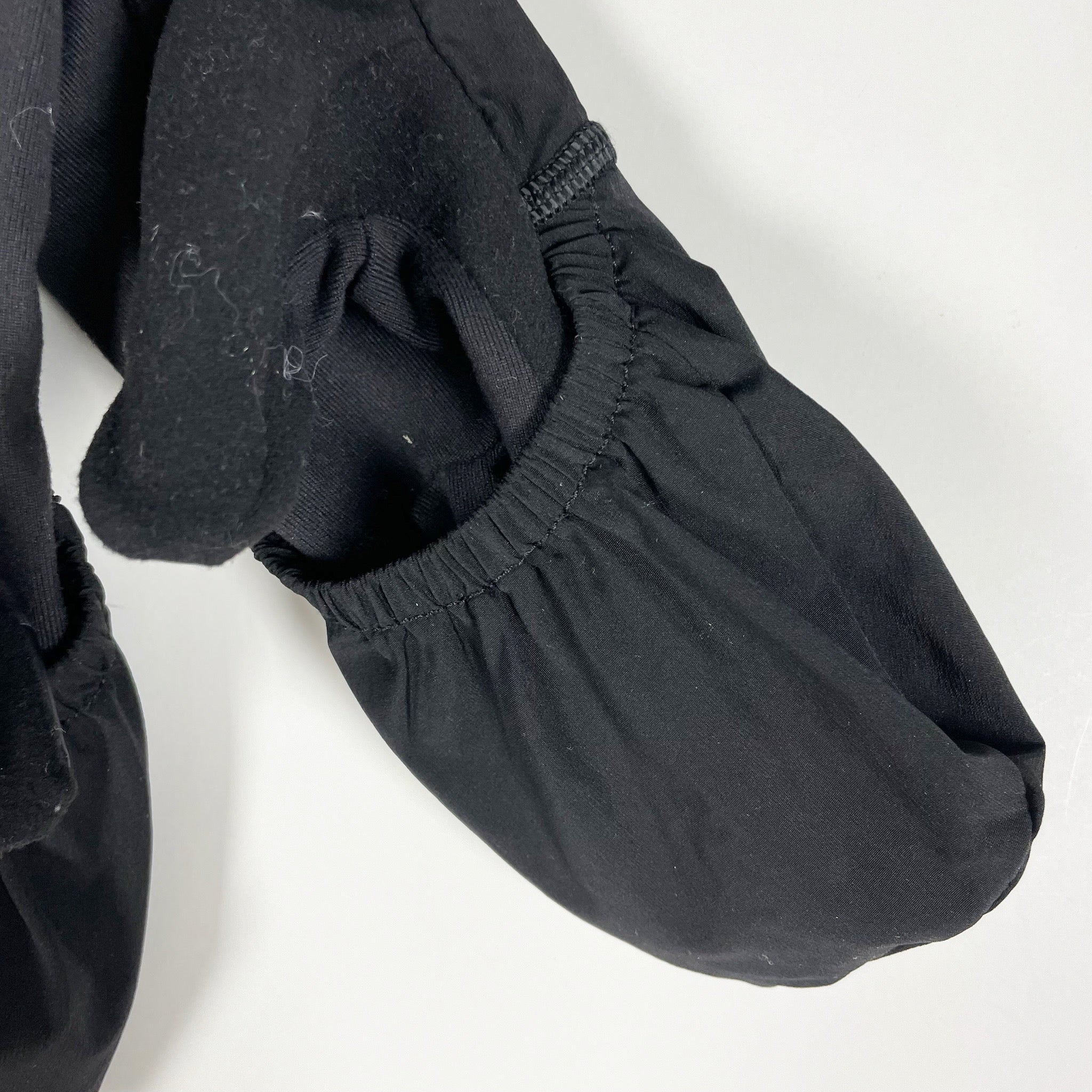 Lululemon Women's Run Fast Convertible Glove Mittens Black Reflective