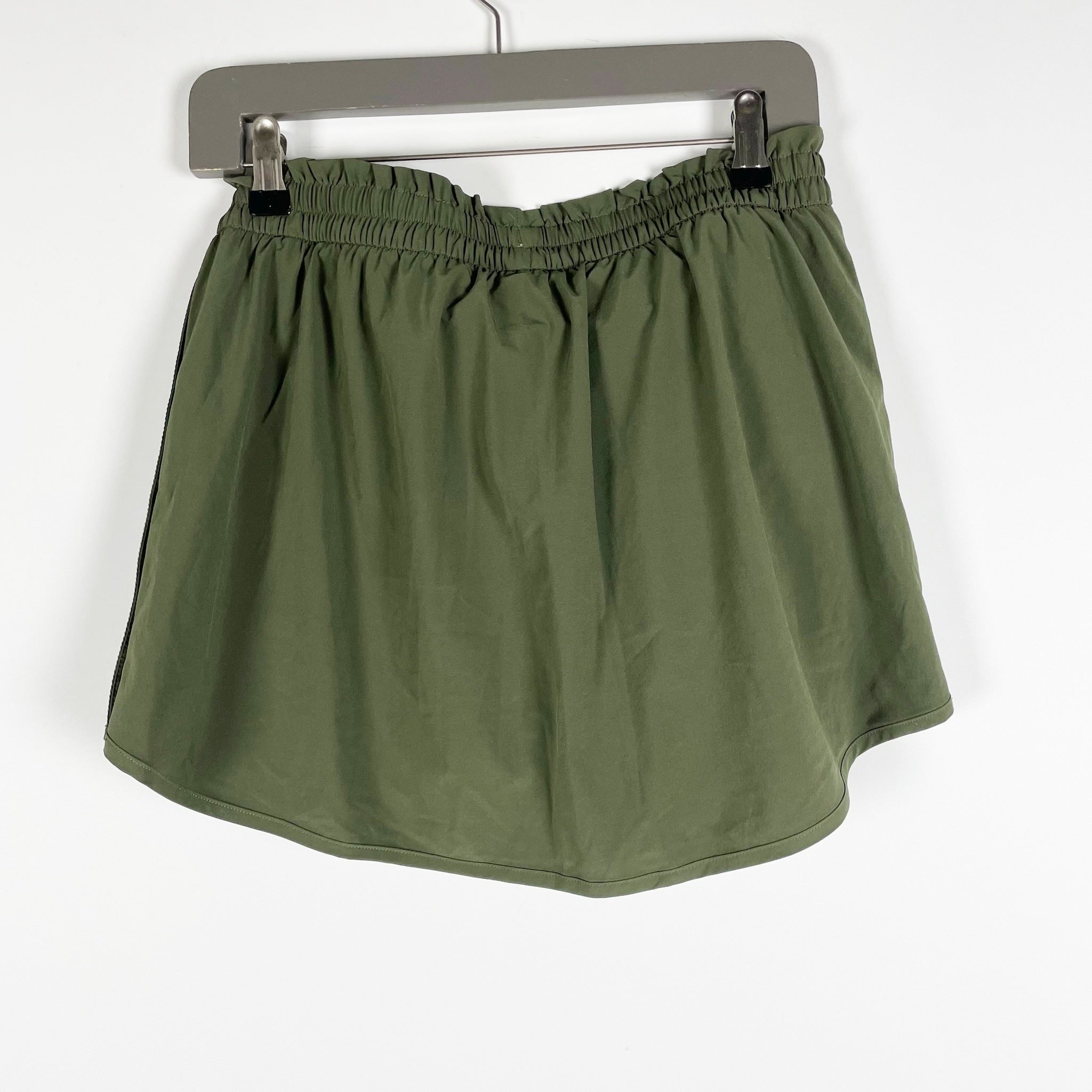 NEW Outdoor Voices Relay Snap Skort Mini Forest Green Small