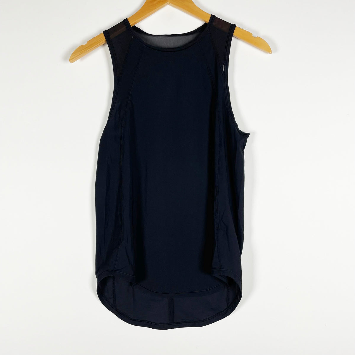 Lululemon Women's Sculpt Mesh Cut Out Sleeveless Athletic Tank Top Black M