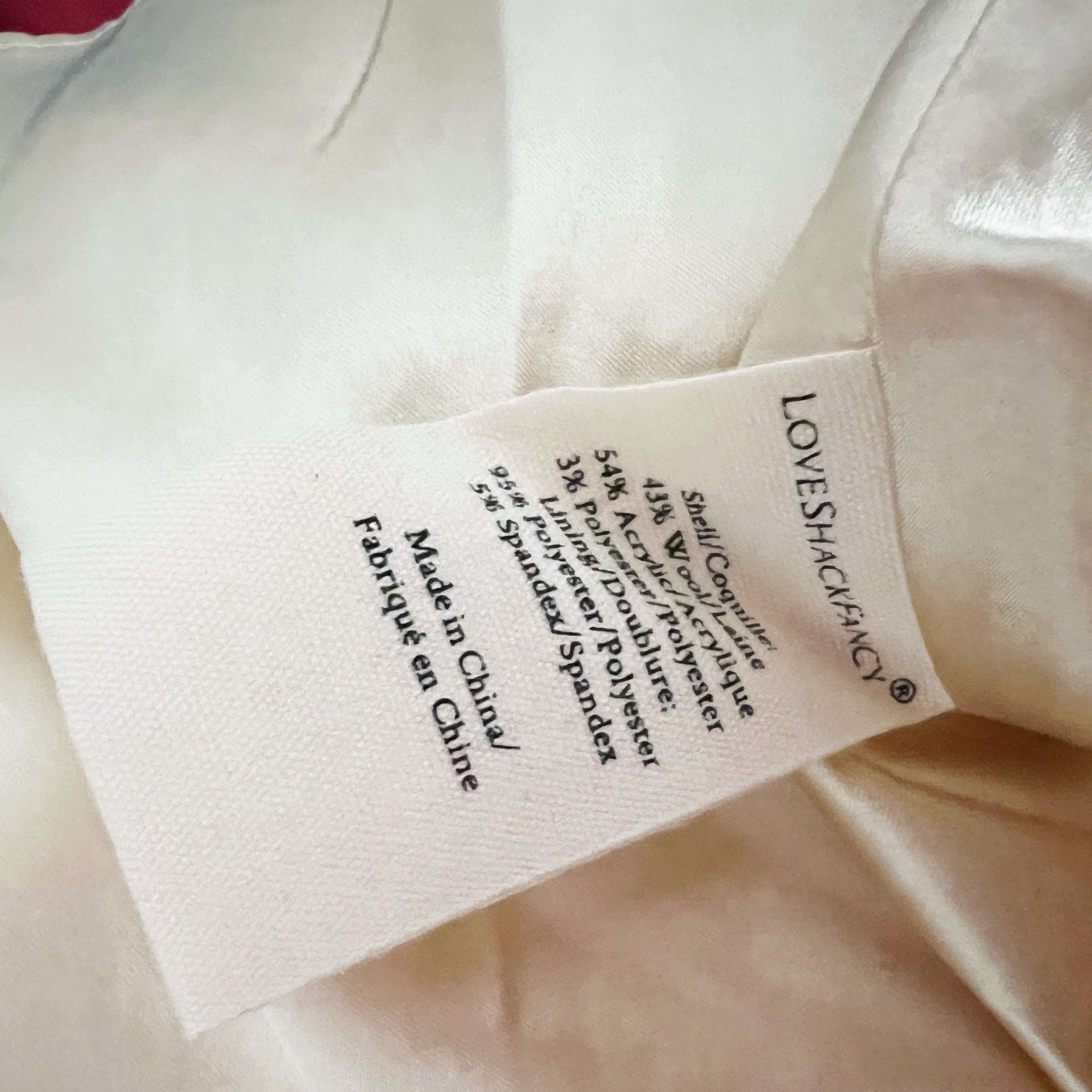 NEW LoveShackFancy Lively Wool Blend Boucle Tweed Round Hem Mini Skirt Yellow 6