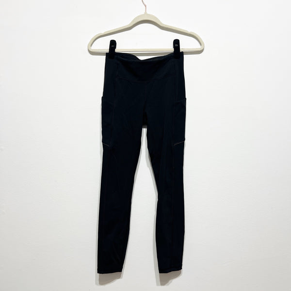 Lululemon Women's Speed Up Tight 25" Inseam Athletic Work Out Leggings Black 4