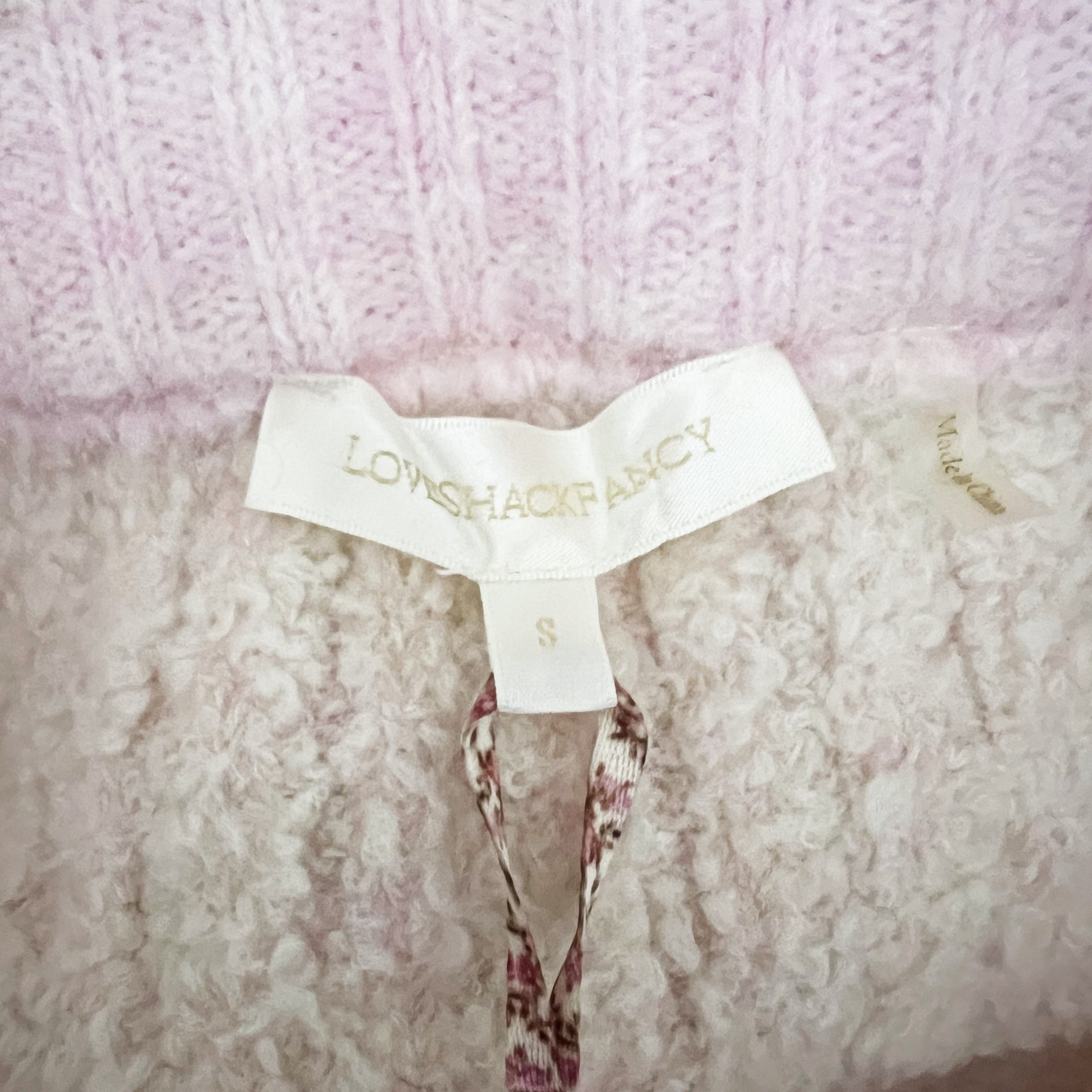 NEW LoveShackFancy Bibi Wool Metallic Tweed Boucle Mini Skirt Cream Puff Pink S