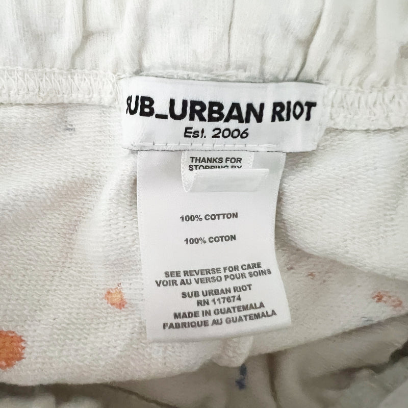 Sub_Urban Riot Splatter Paint Distressed Multicolor Undergrad Cotton Sweatpants