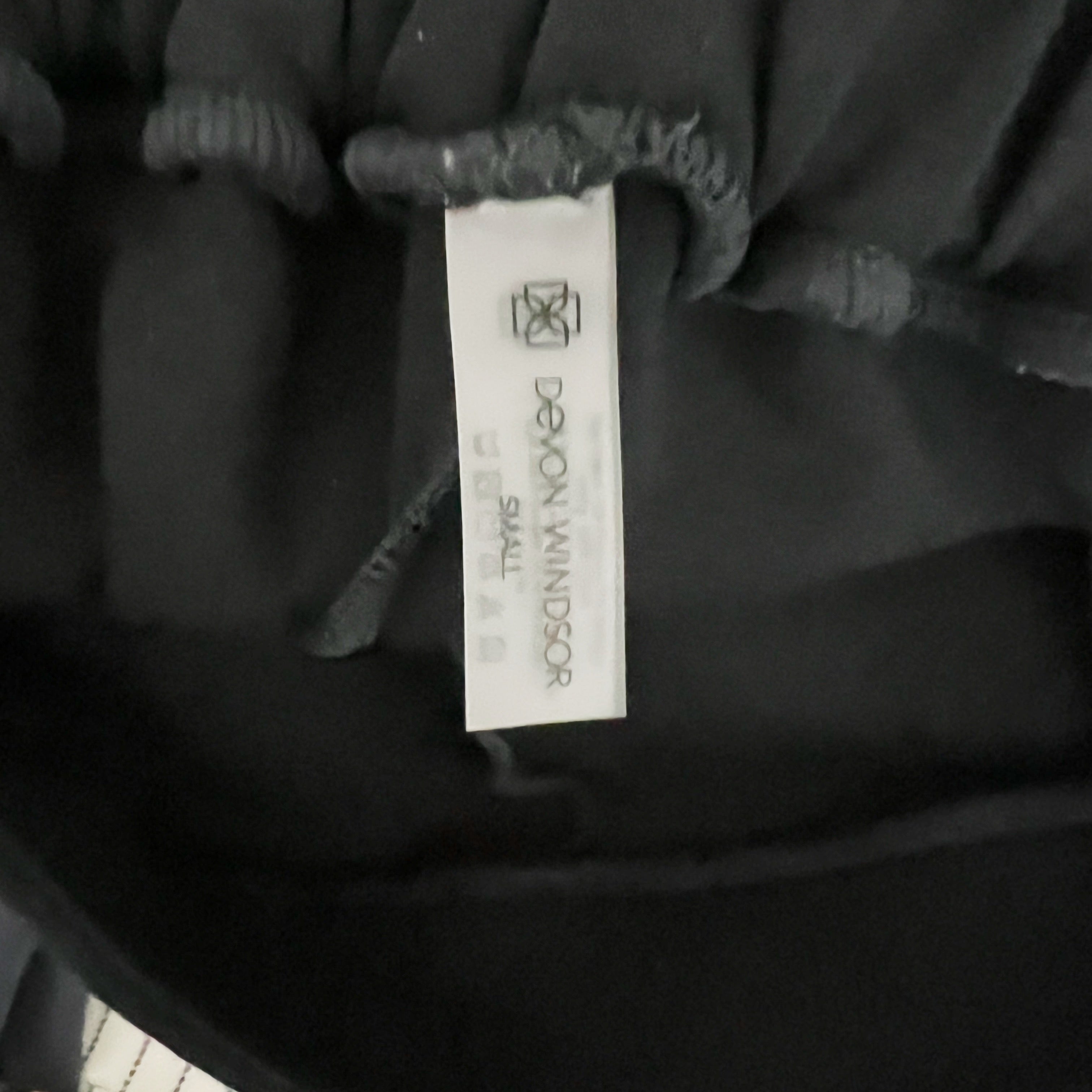 Devon Windsor Griffin Ponte Stretch Mid Rise Ankle Crop Athletic Lounge Pants S