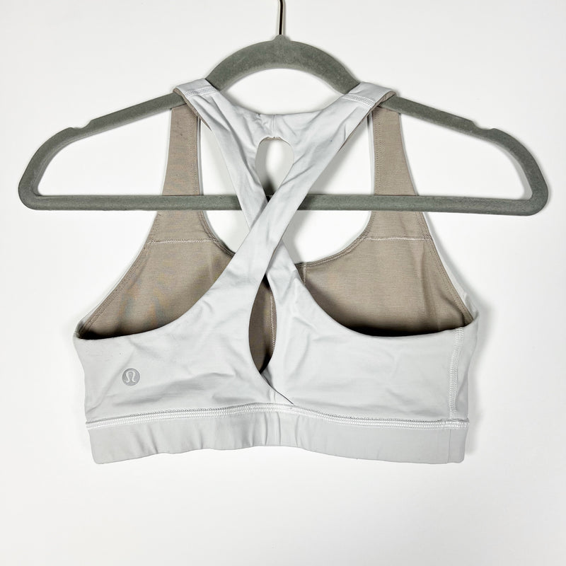 Lululemon Women's Time To Sweat Criss Cross Back Athletic Work Out Sports Bra 6