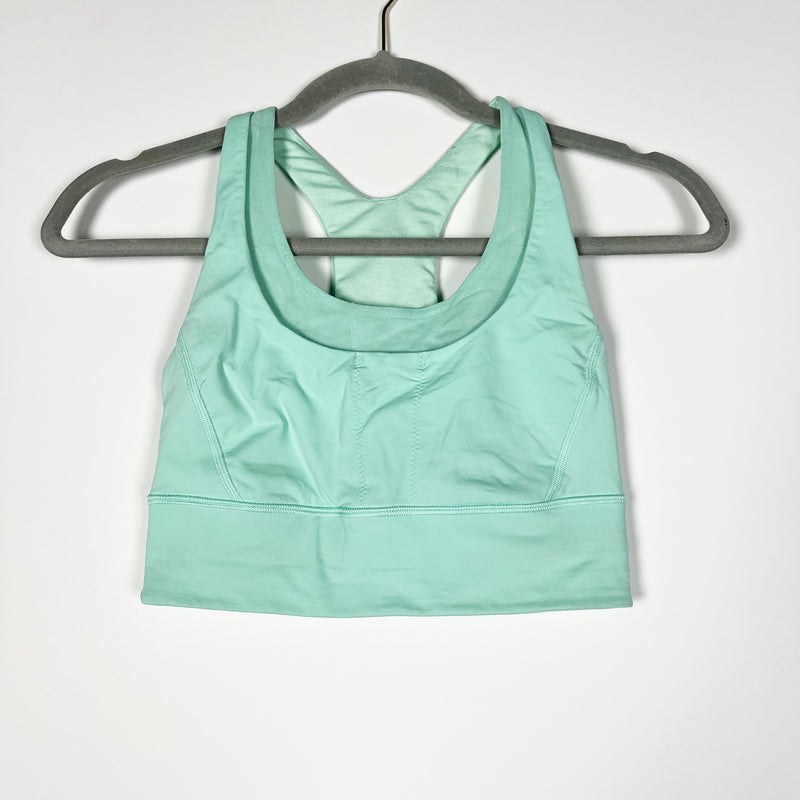 Lululemon Run Stuff Your Sports Bra Athletic Work Out Long Line Toothpaste 4