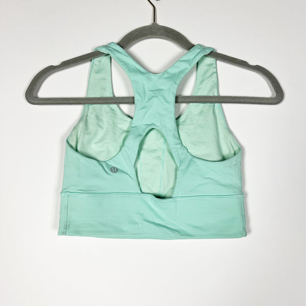 Lululemon Run Stuff Your Sports Bra Athletic Work Out Long Line Toothpaste 4