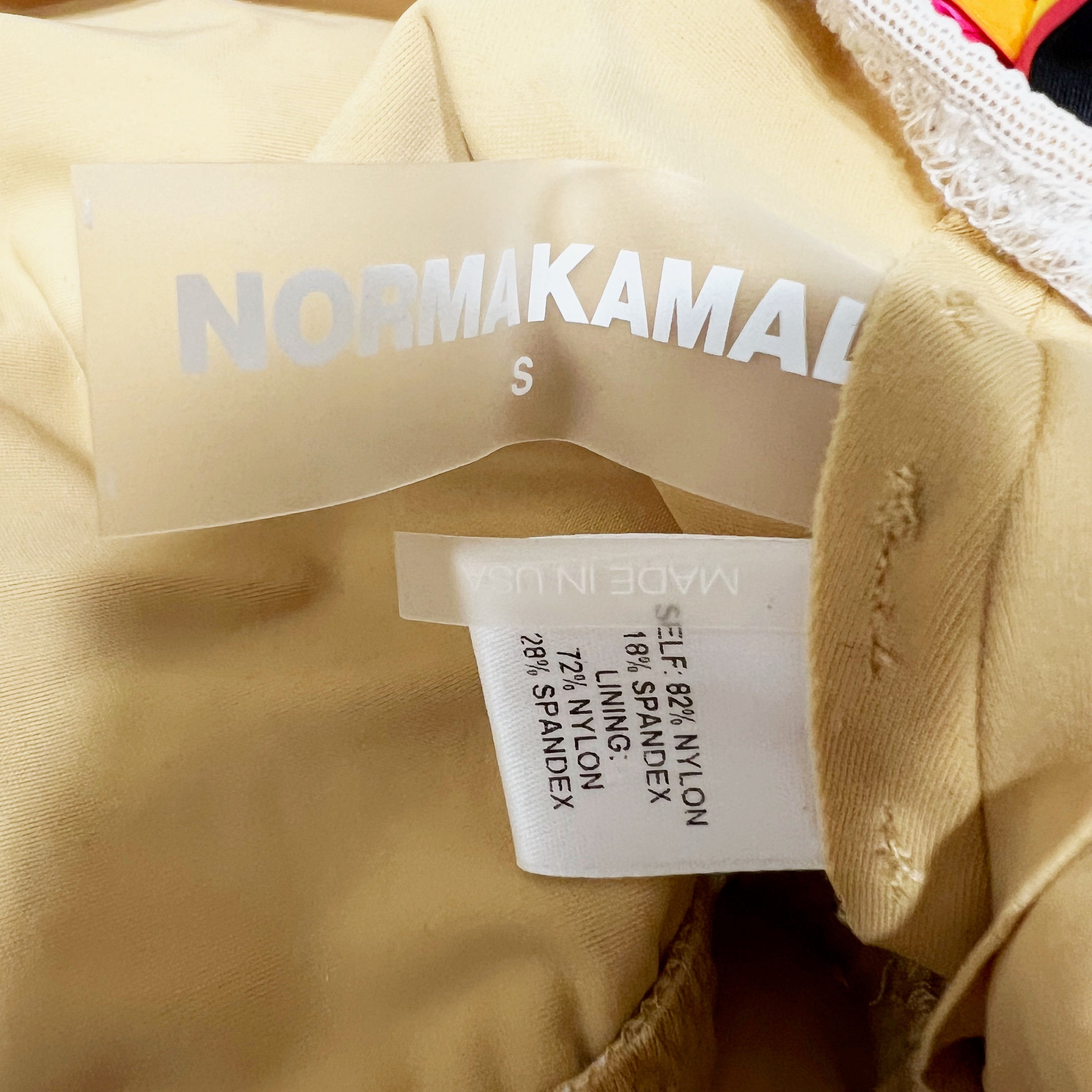 Norma Kamali Diana Draped Ruched Mesh Tulle Pull On Mini Skirt Neutral White S