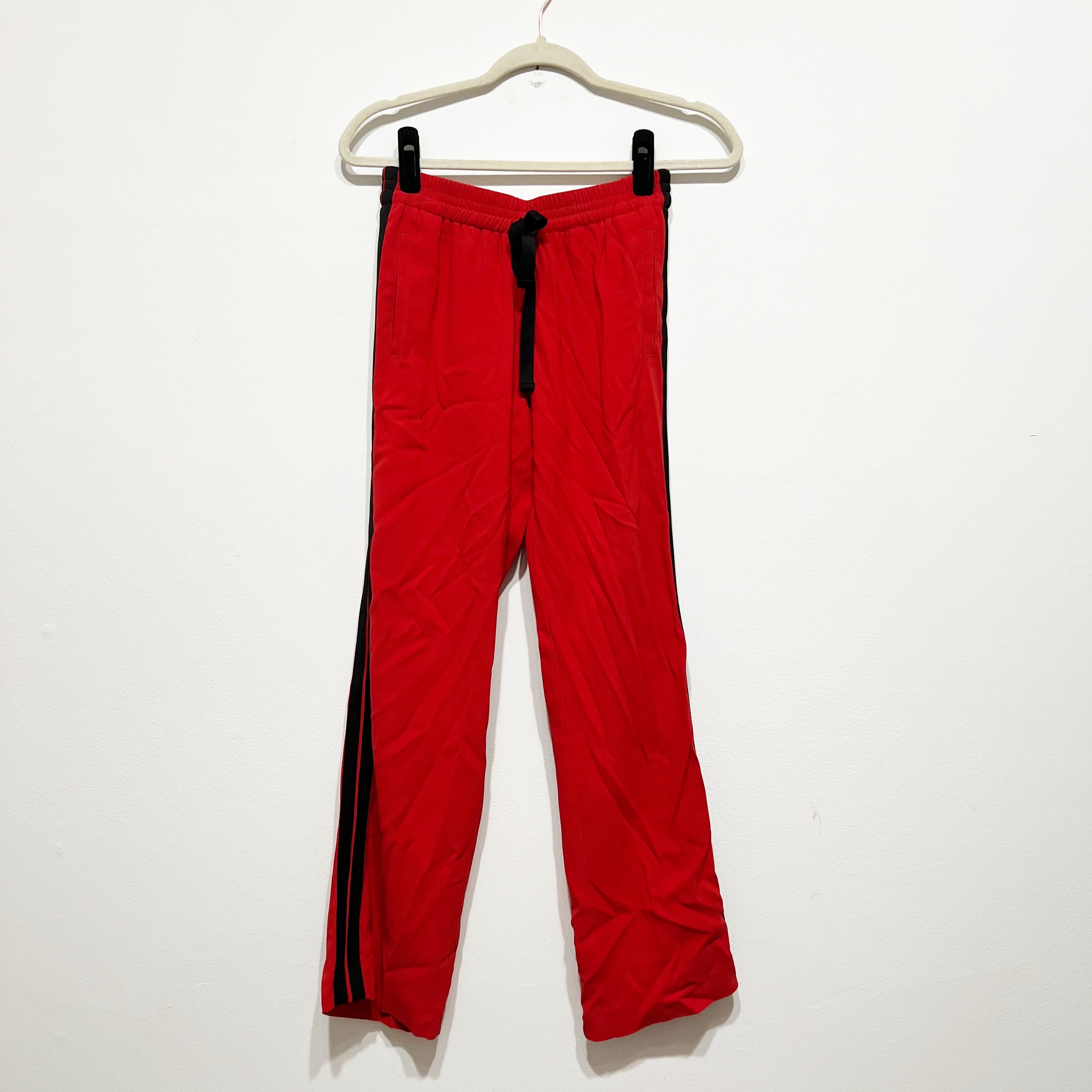 Zadig &amp; Voltaire Poeme Crepe Satin Mid Rise Straight Leg Casual Trouser Pants S