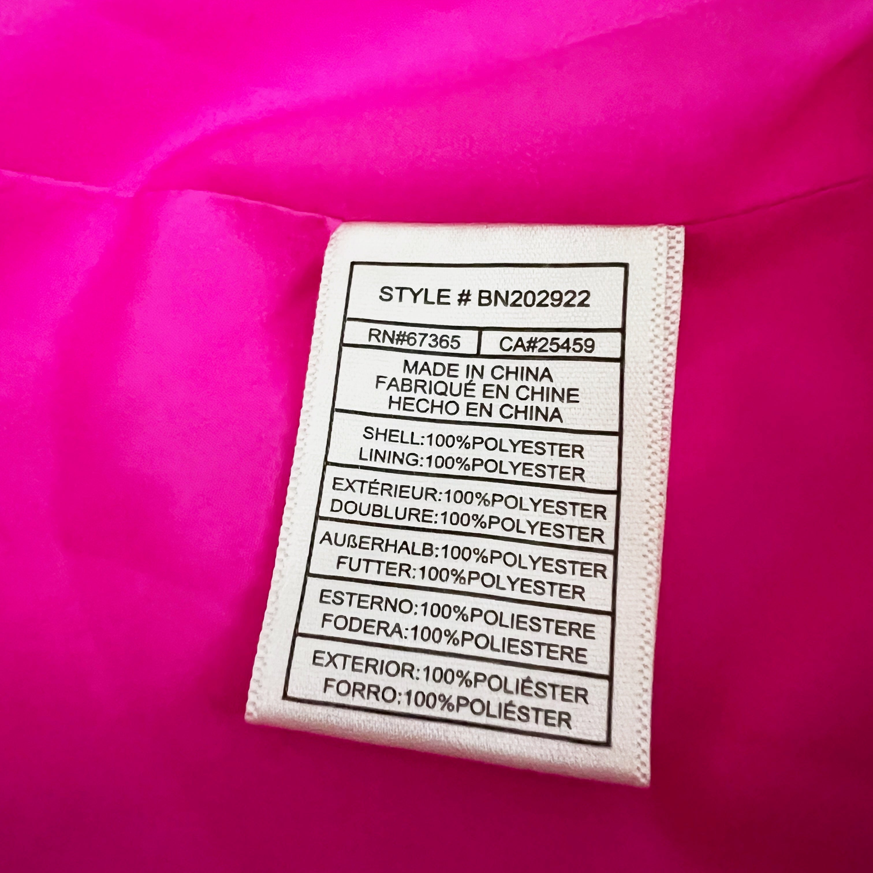 NEW Steve Madden Payton Women's Open Front Structured Blazer Jacket Hot Pink S