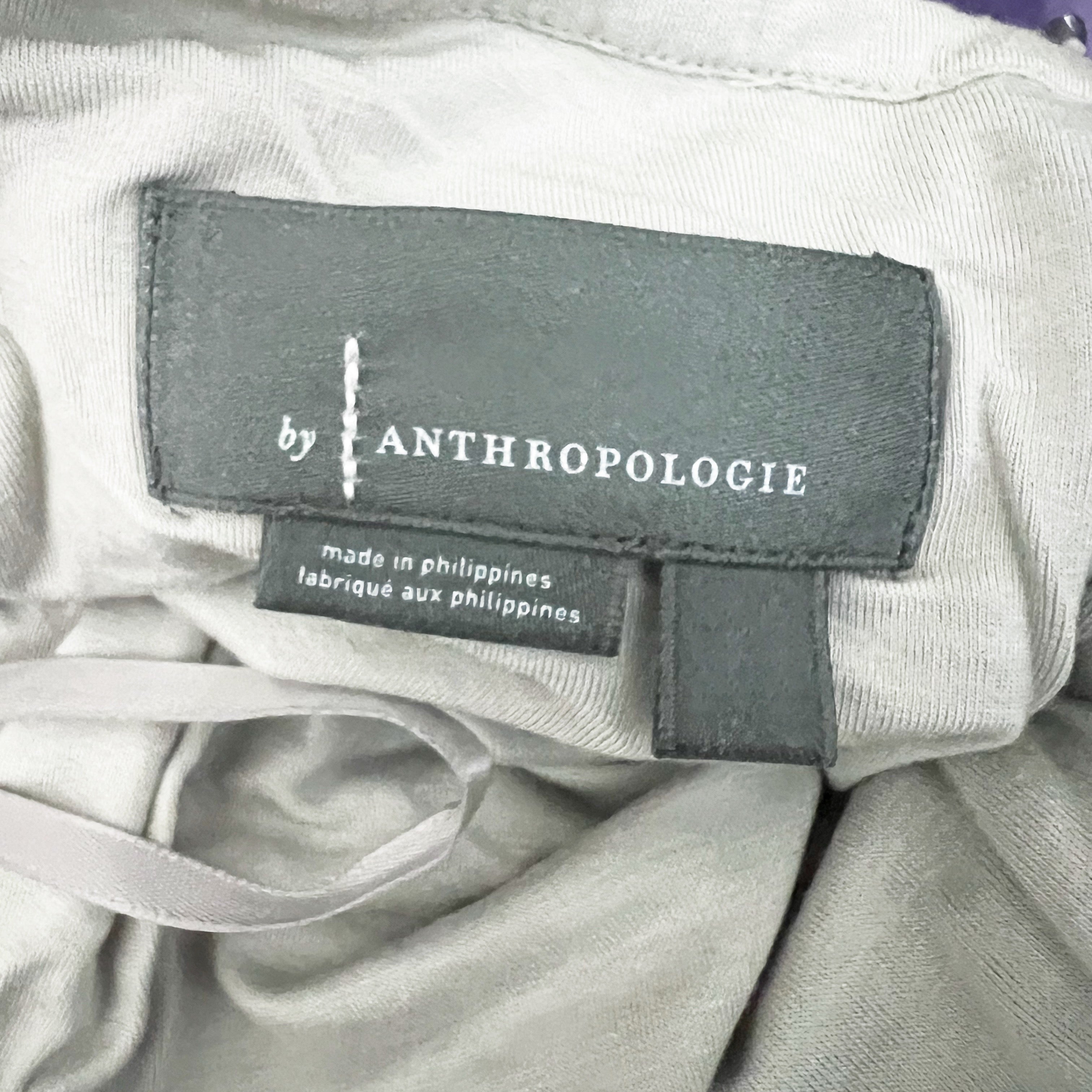 Anthropologie Fringe Paillette Silver Sequin Sparkle Embellished Midi Skirt 2