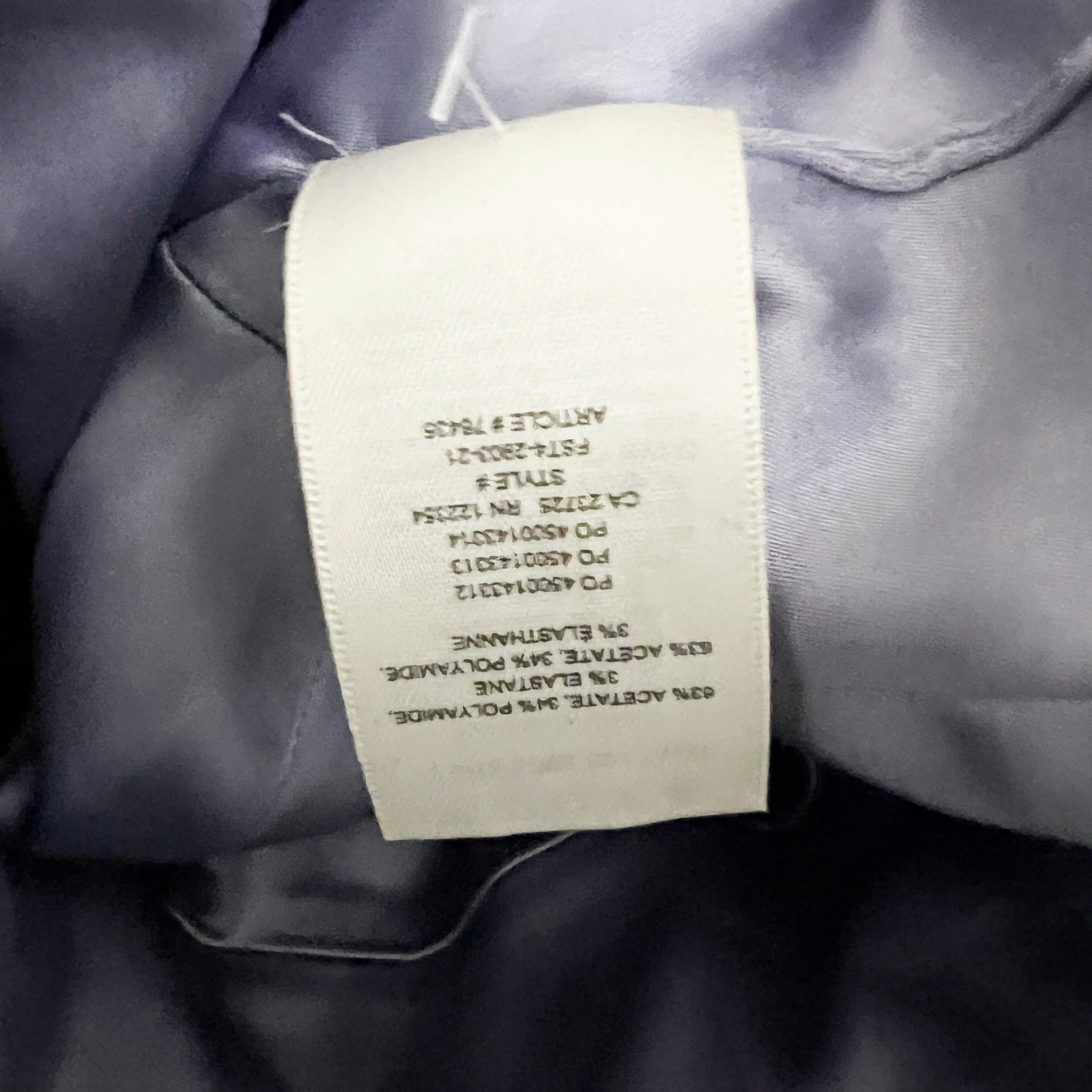 Wilfred Aritzia Shine Bustier Square Neck Sleeveless Satin Tank Top Lavender XS