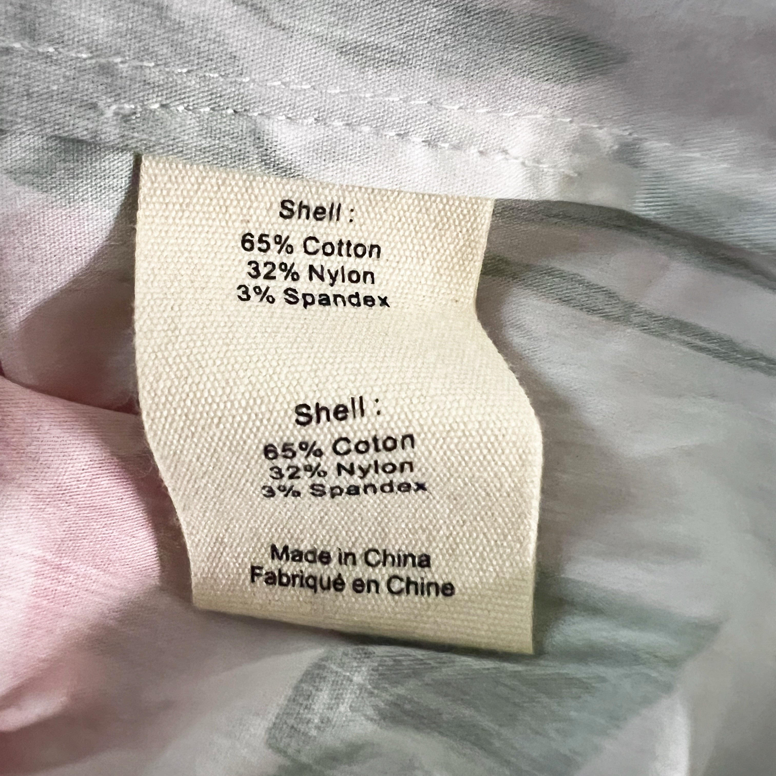 L'Agence Gaia Cotton Stretch Tie Front Collared Long Sleeve Rosa Print Blouse