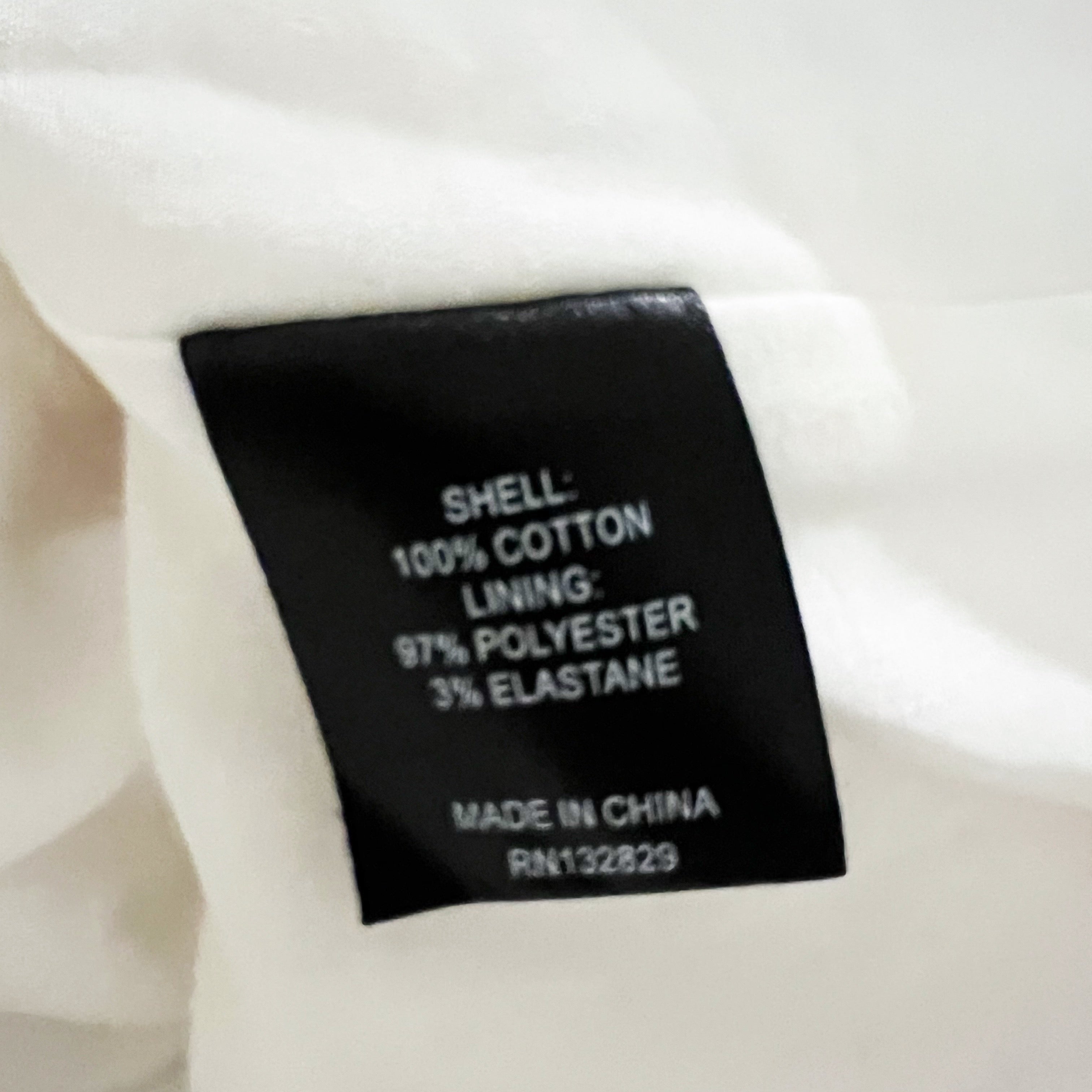 Majorelle Julianna Cotton Eyelet Lace Off The Shoulder Ruffle Crop Top White XS