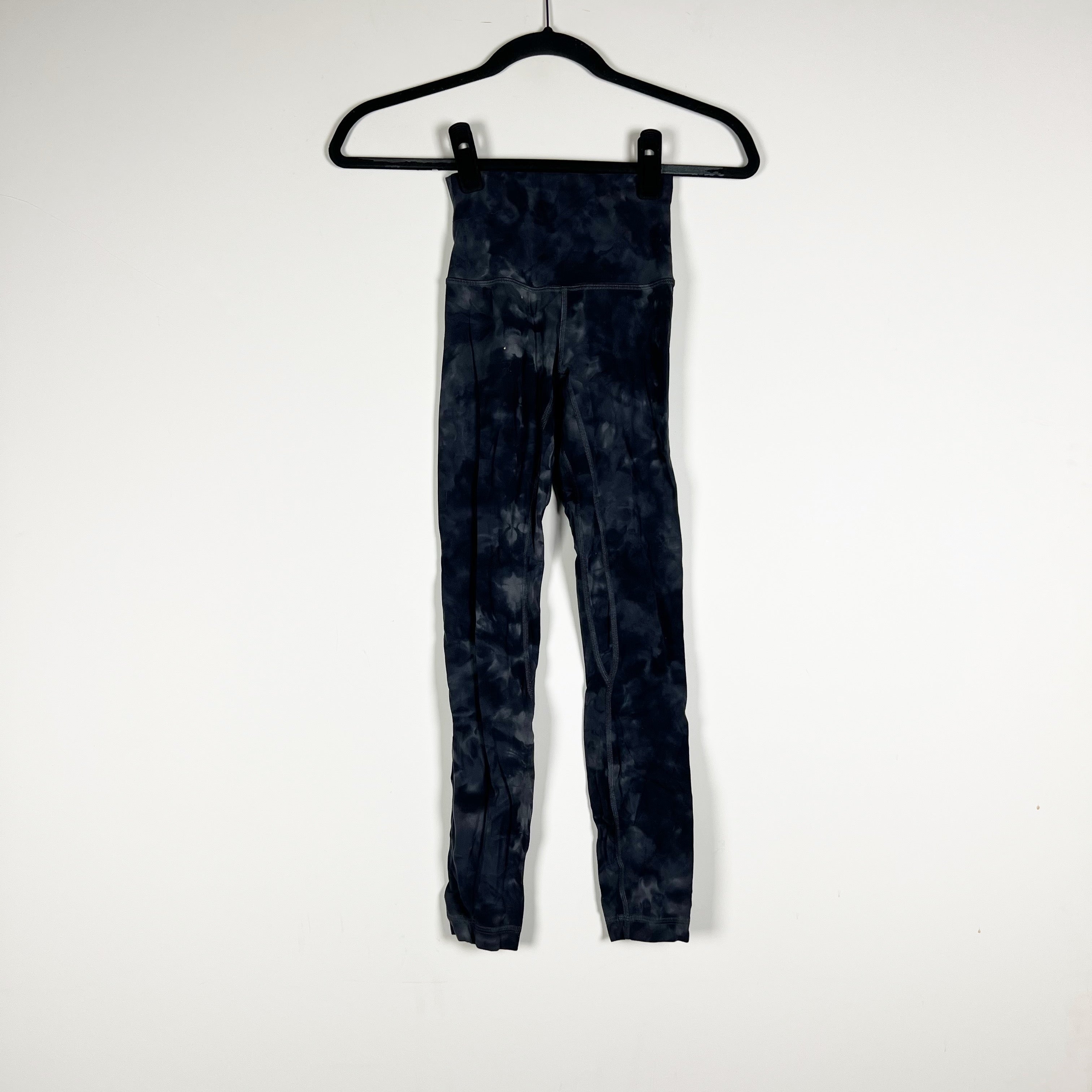 Lululemon Align High-Rise Pant Leggings Diamond Dye Silver Blue Tidewater Teal 0