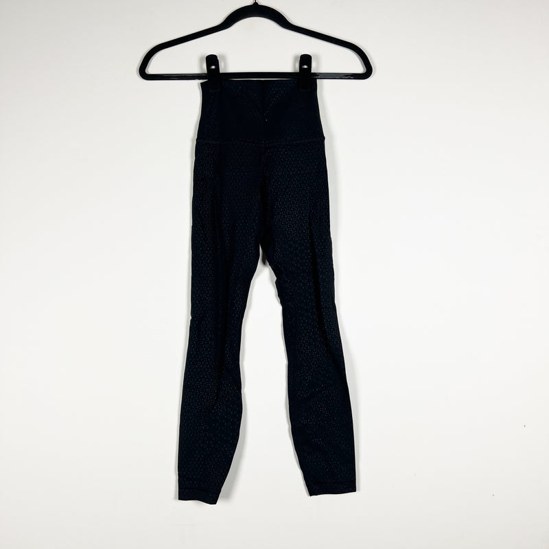 Lululemon Align High-Rise Pant Leggings Black Gradiate Geo Print Pattern 0