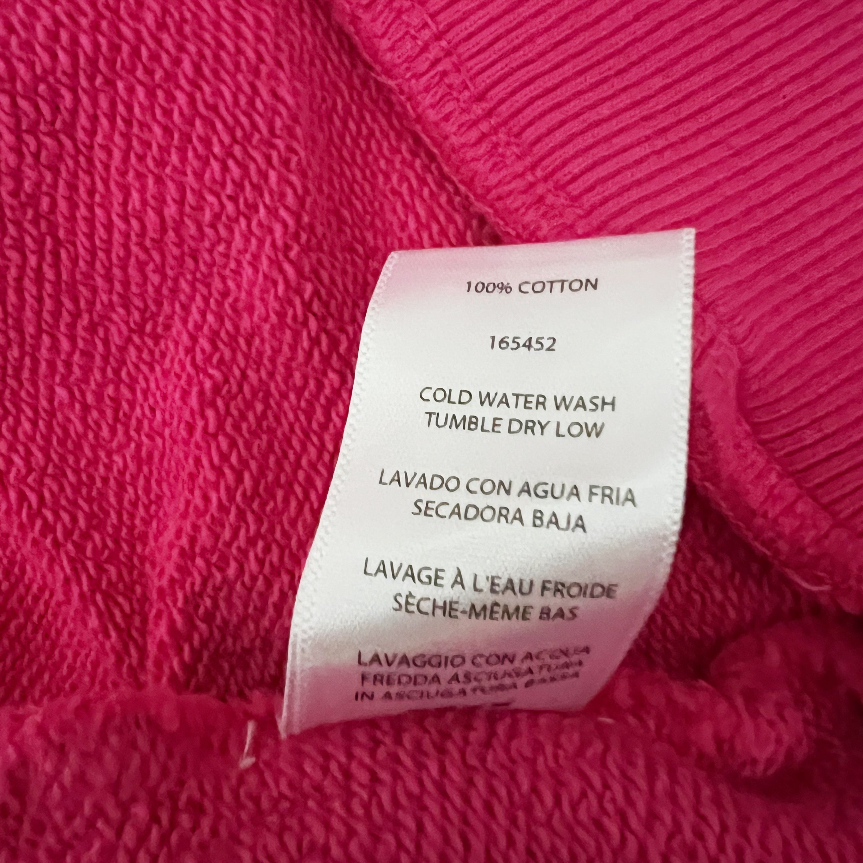 Boys Lie Ken You Not Graphic Print Pattern Cotton Hoodie Sweatshirt Fuchsia Pink