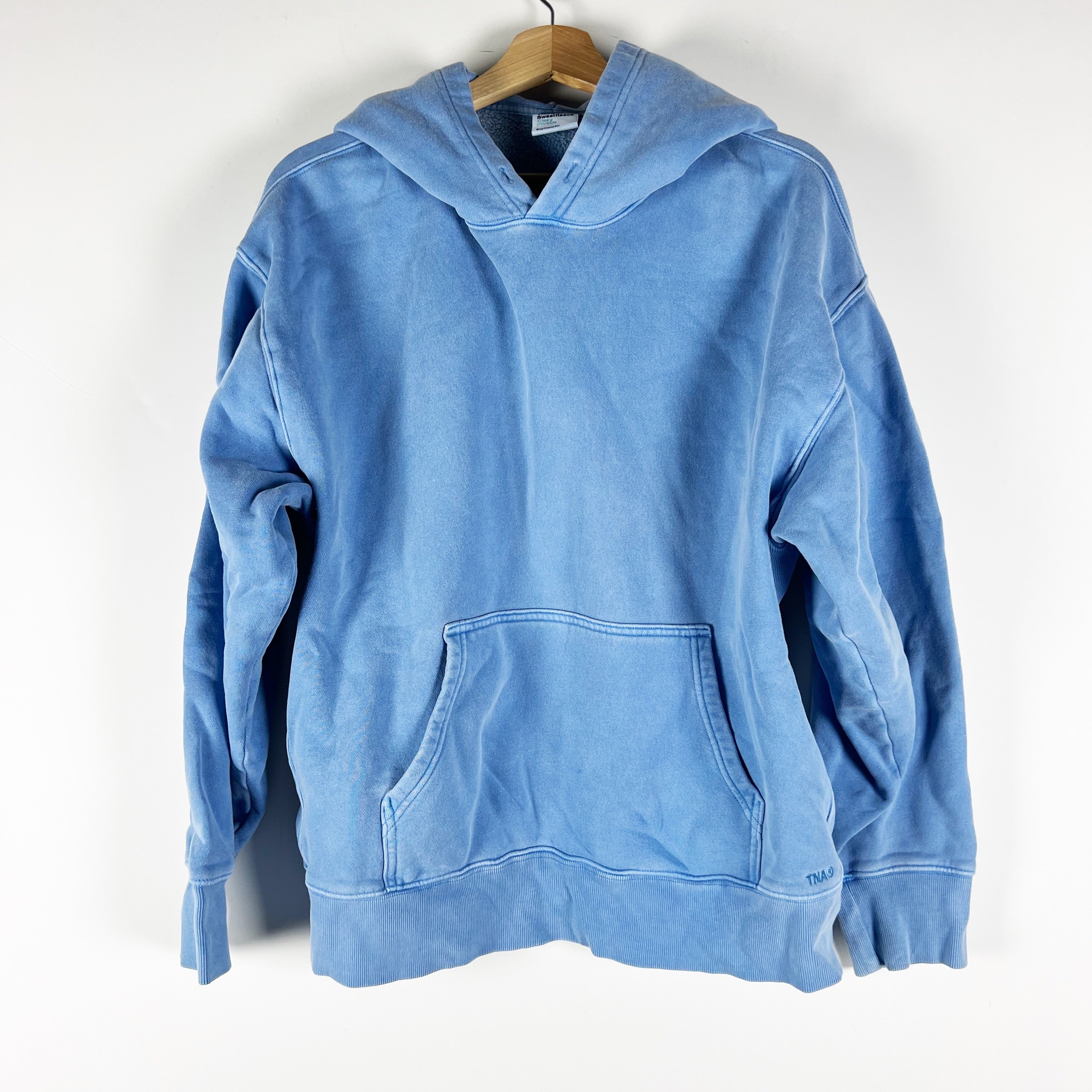 TNA Aritzia Sweatfleece Cozy Fleece Oversized Boyfriend Fit Hoodie Sweatshirt L