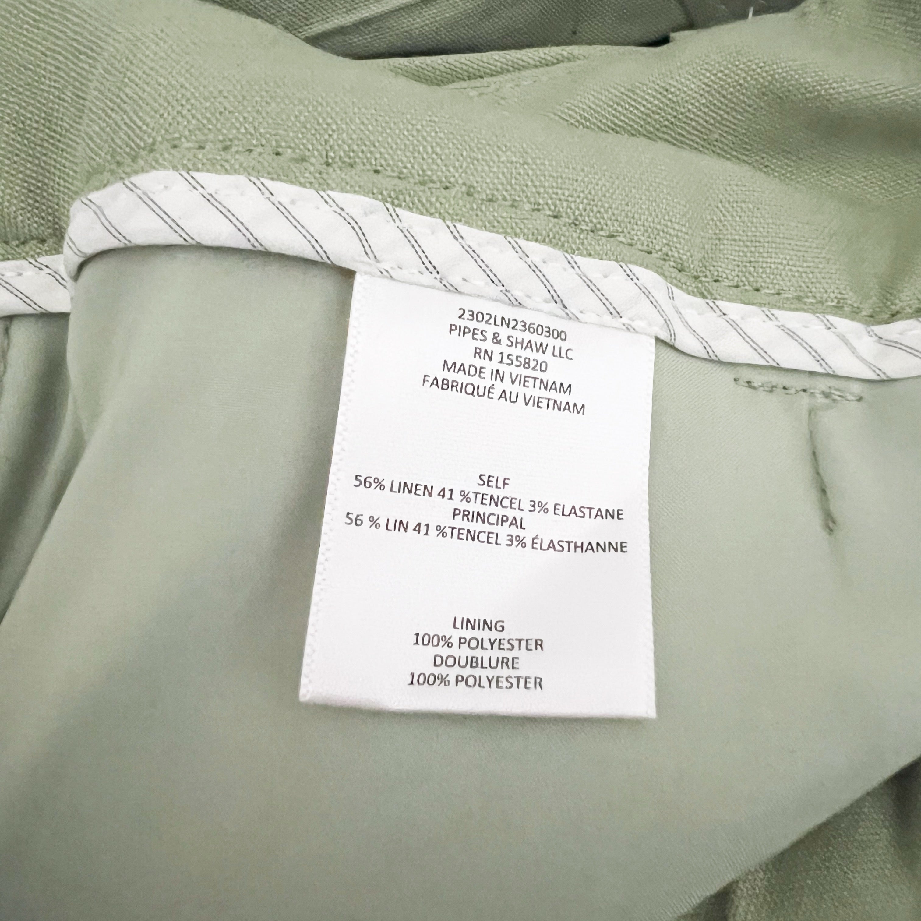 NEW Veronica Beard Rimini High Waisted Pleated Linen Wide Leg Pants Washed Sage