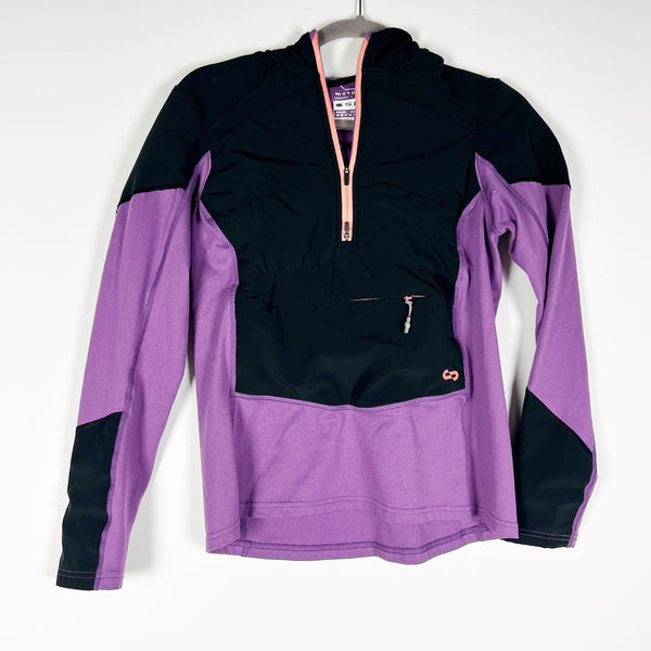 Oros Women's Explorer Quarter Zip Long Sleeve Front Pocket Lightweight Sweater S
