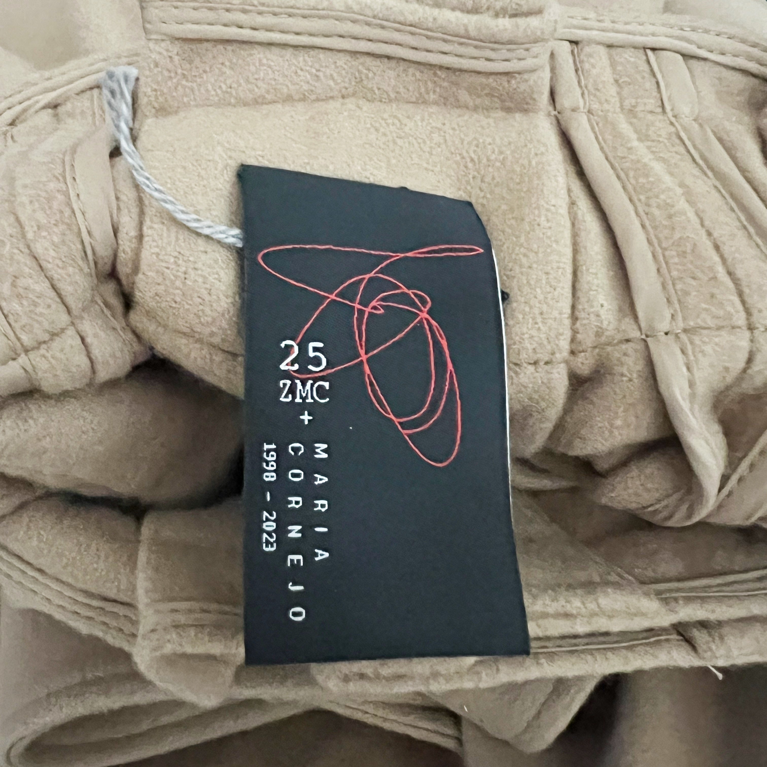 Zero + Maria Cornejo Mia Wool Felt Camel Colored Cape Overcoat Sweater XS