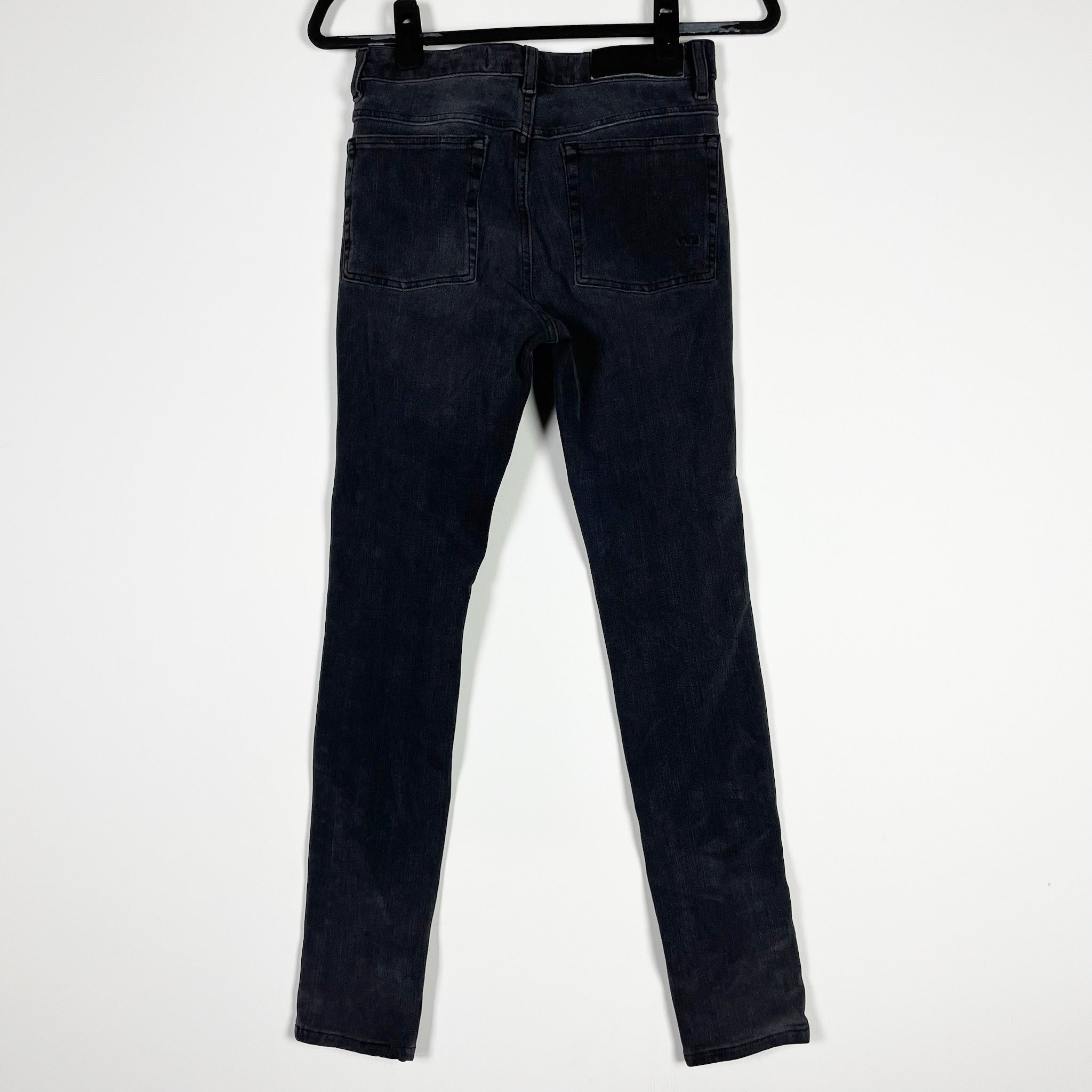 Victoria Beckham Cotton Stretch High Rise Skinny Dark Wash Denim Jeans 26