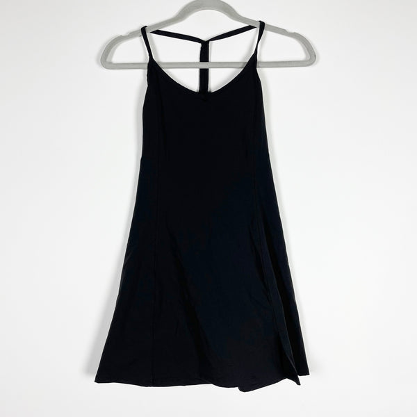 TNAction Aritzia TnaSLICK Tennis Court Racerback Athletic Mini Dress Black XS