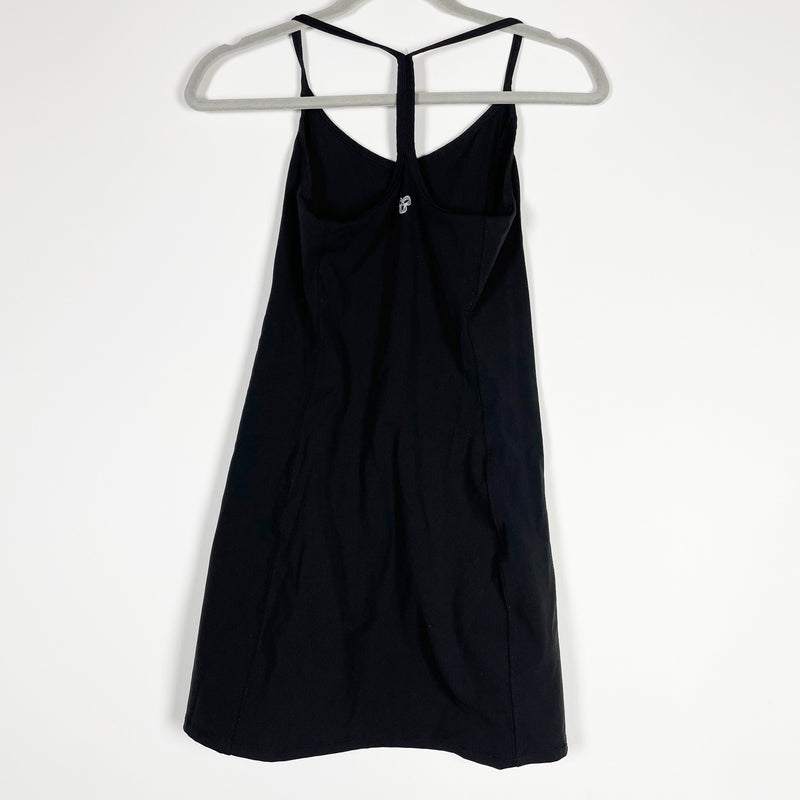 TNAction Aritzia TnaSLICK Tennis Court Racerback Athletic Mini Dress Black XS