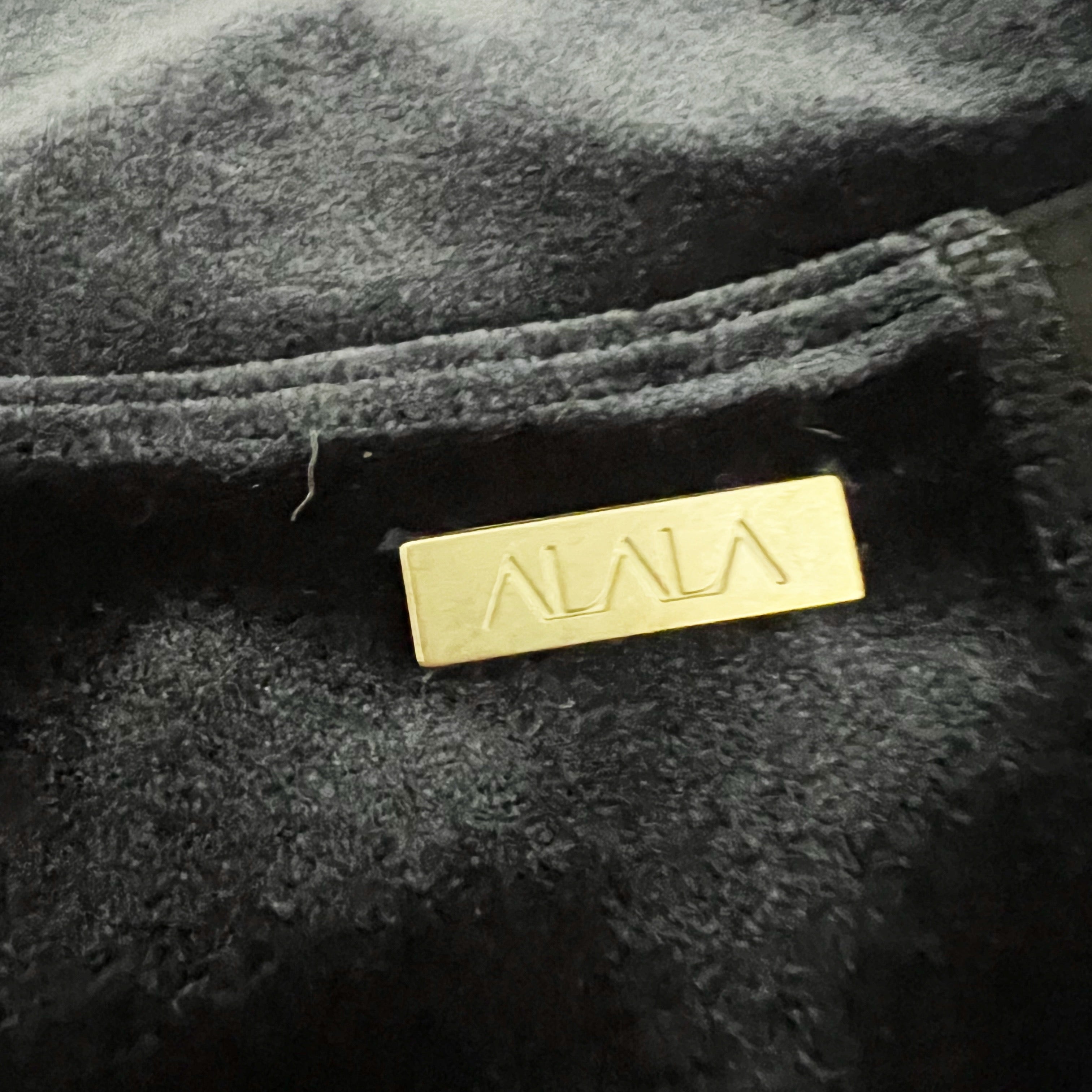 Alala Velvet Velour High Waisted Athletic Work Out Leggings Navy Blue Small