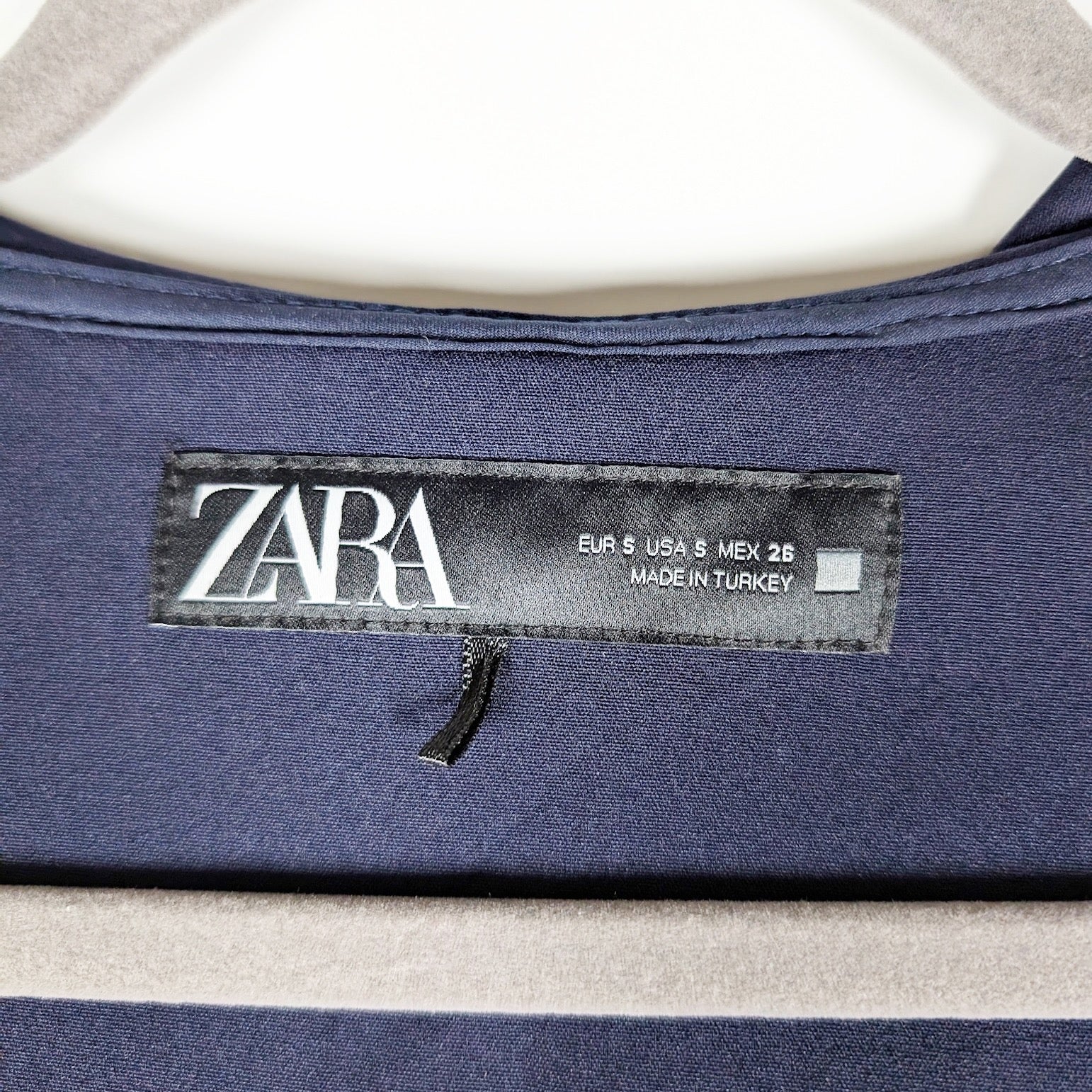 Zara Women's Full Zip Racing Stripe Full Zip Up Hoodie Track Jacket Blue White S