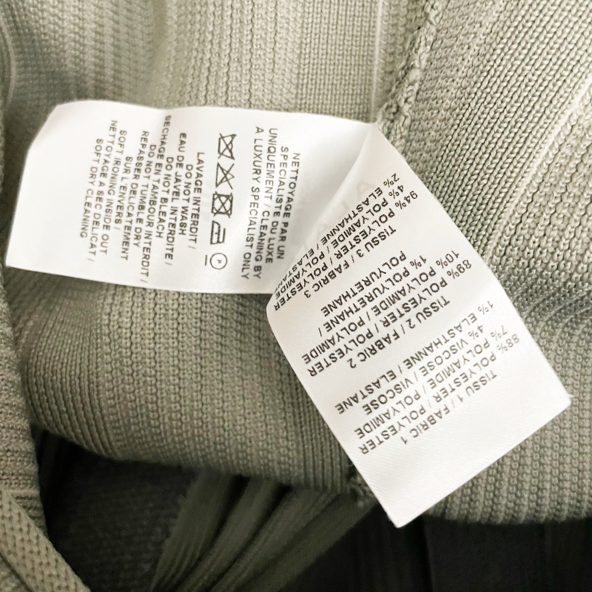 Alaia Ribbed Crinoline Stretch Knit Sleeveless Halterneck Twirl Mini Dress 8