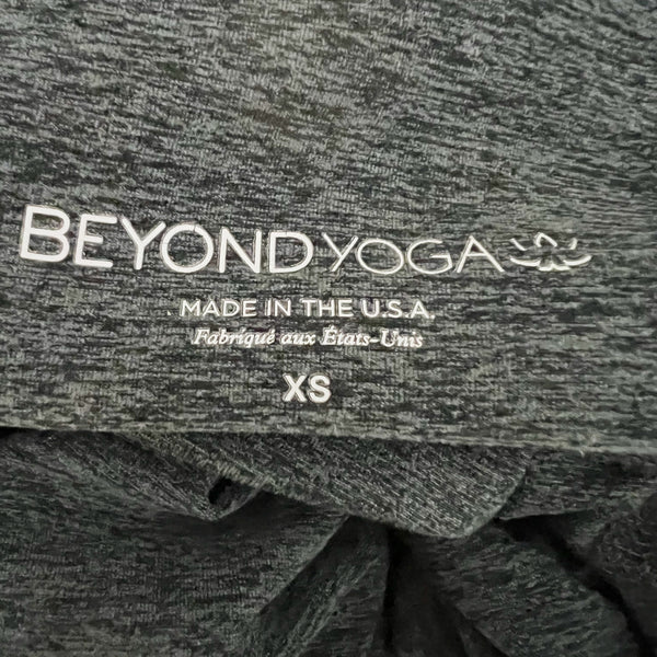 Beyond Yoga Spacedye At Your Leisure High Waisted Midi Legging Gray Black XS