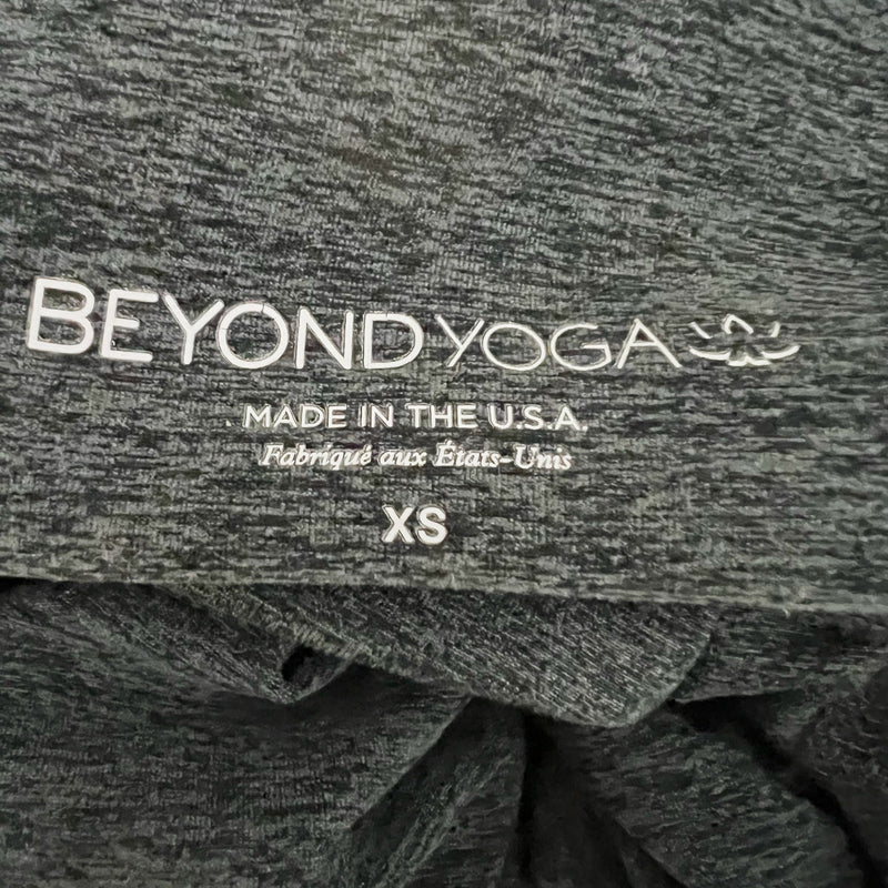 Beyond Yoga Spacedye At Your Leisure High Waisted Midi Legging Gray Black XS