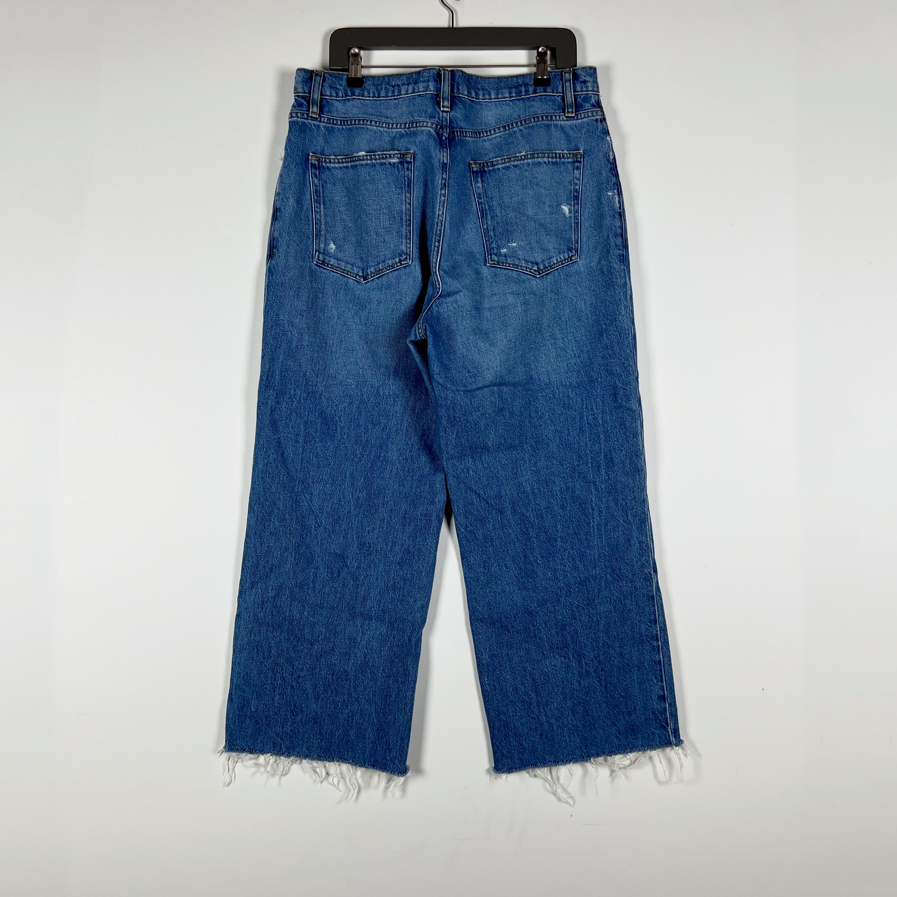 Frame Denim Women's The Relaxed Straight Regenerative Cotton Mariner Wash Jeans