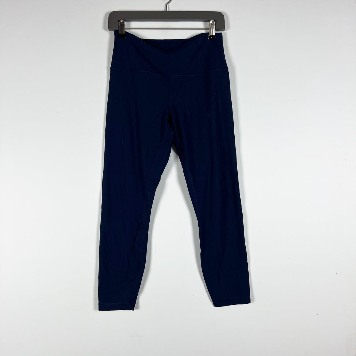 Lululemon Women's Align Ribbed High-Rise Pant 25" True Navy Blue Leggings 10