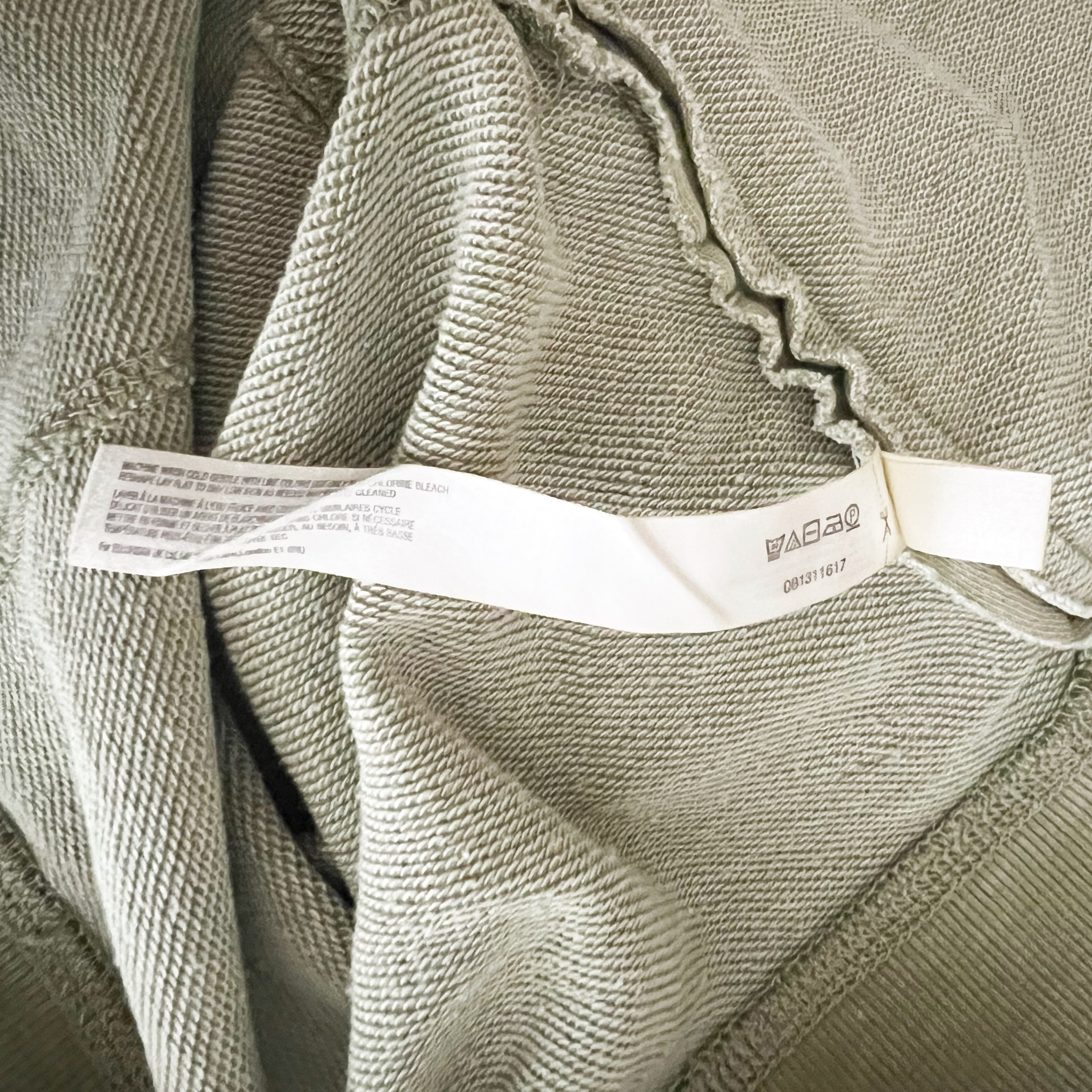 Daily Practice x Anthropologie Earthy Green Cotton Sleeveless Crew Tank Top L