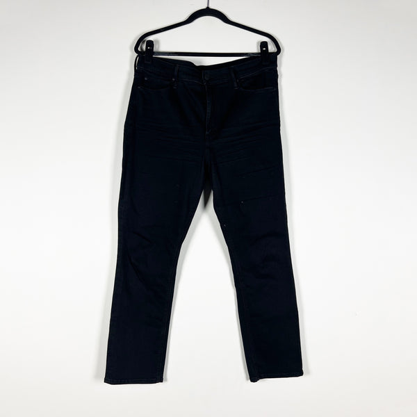 Mother Denim The Dazzler Ankle Straight Leg Cotton Stretch Jeans Not Guilty 34