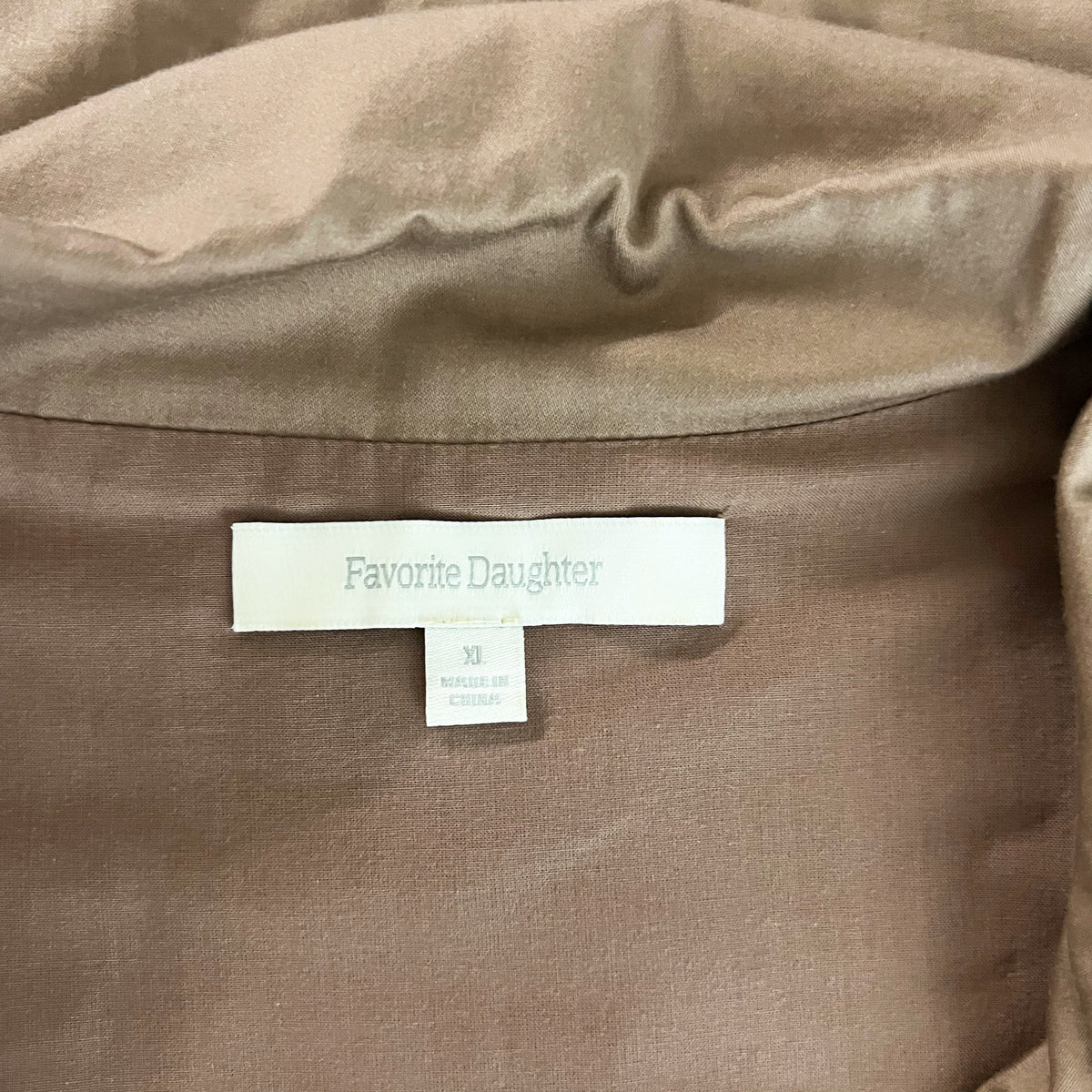 Favorite Daughter The Expressing Myself Belted A Line Midi Shirt Dress Macchiato