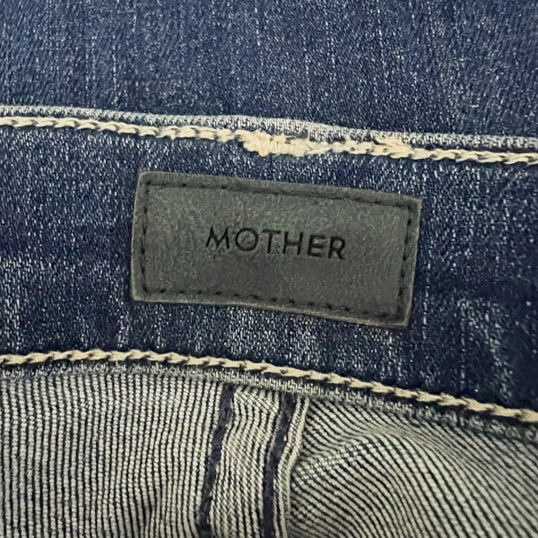 Mother Denim The Mid Rise Dazzler Ankle Straight Leg Wish On A Star Jeans 33