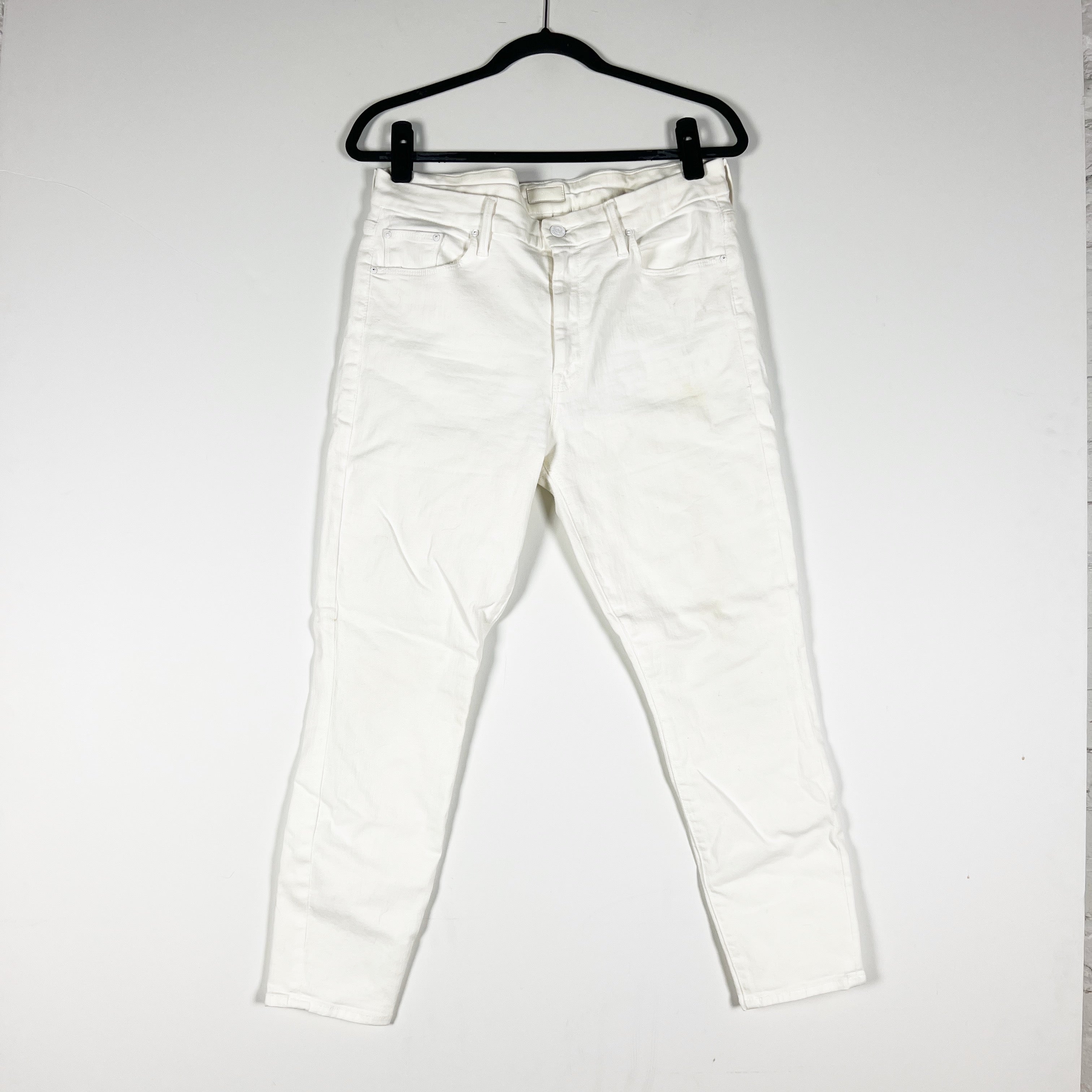 Mother Denim The Looker Crop Cotton Stretch Skinny Jeans Fairest Of Them All 32