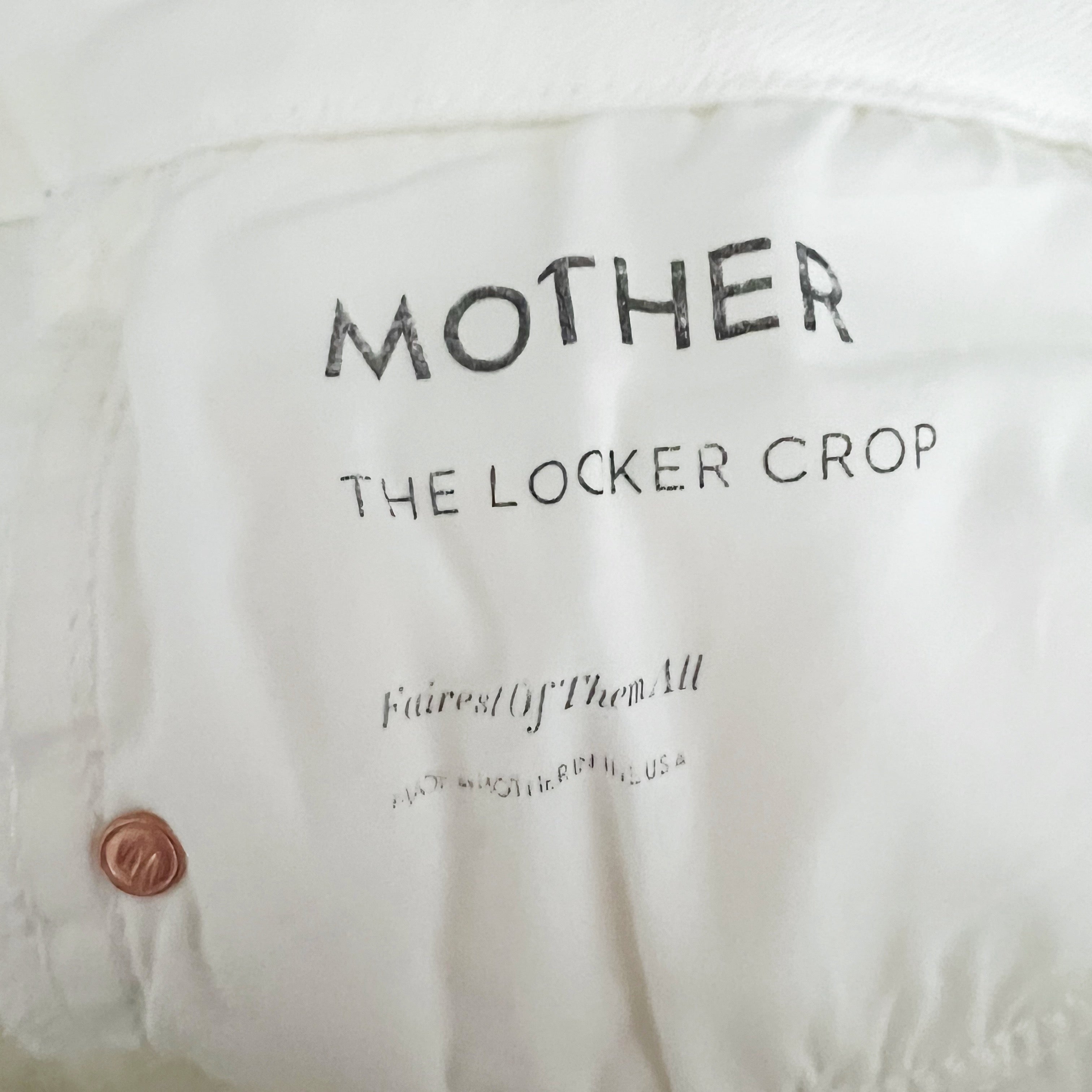 Mother Denim The Looker Crop Cotton Stretch Skinny Jeans Fairest Of Them All 32