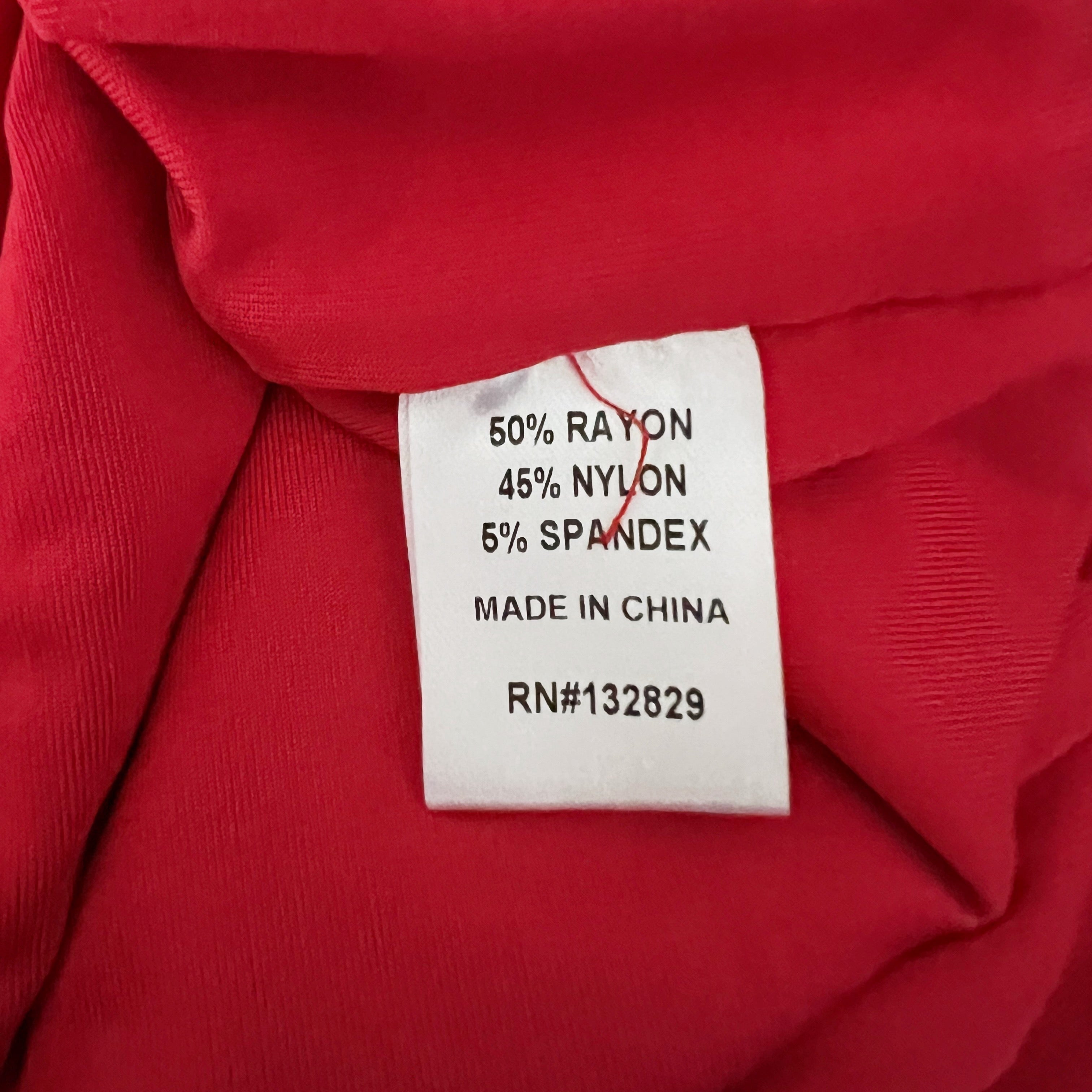 Superdown Sydney Crystal Rhinestone Jewel Cut Out Sleeveless Maxi Dress Red XS