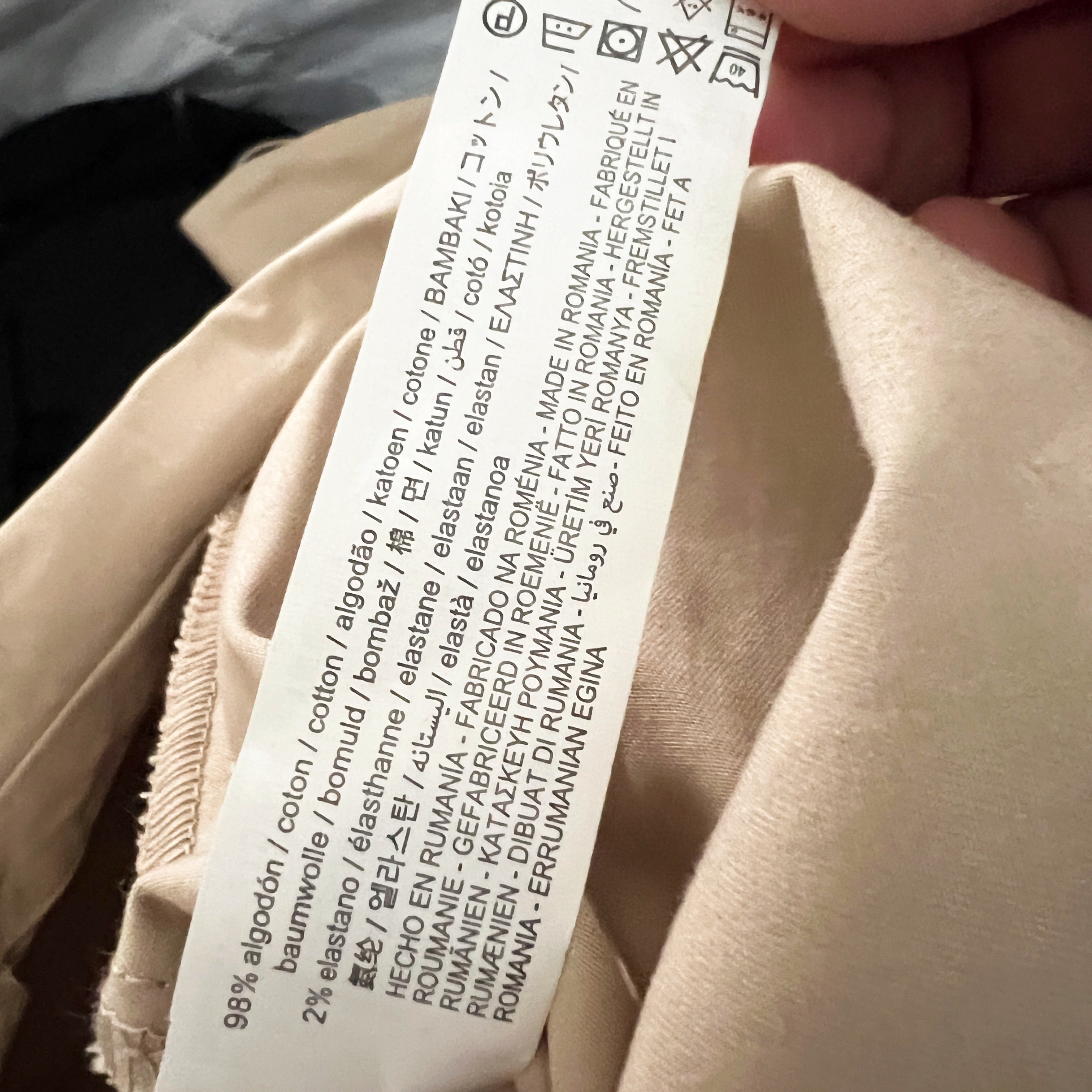 Zara Cotton Poplin Collared Snap Button Cinch Waist Jumpsuit Jumper Khaki XS