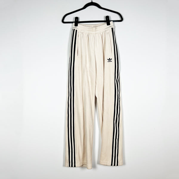 Adidas Originals Premium Beckenbauer Luxe Velvet Velour Track Pants Wonder White
