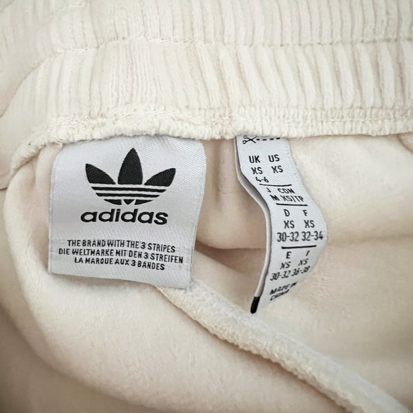 Adidas Originals Premium Beckenbauer Luxe Velvet Velour Track Pants Wonder White