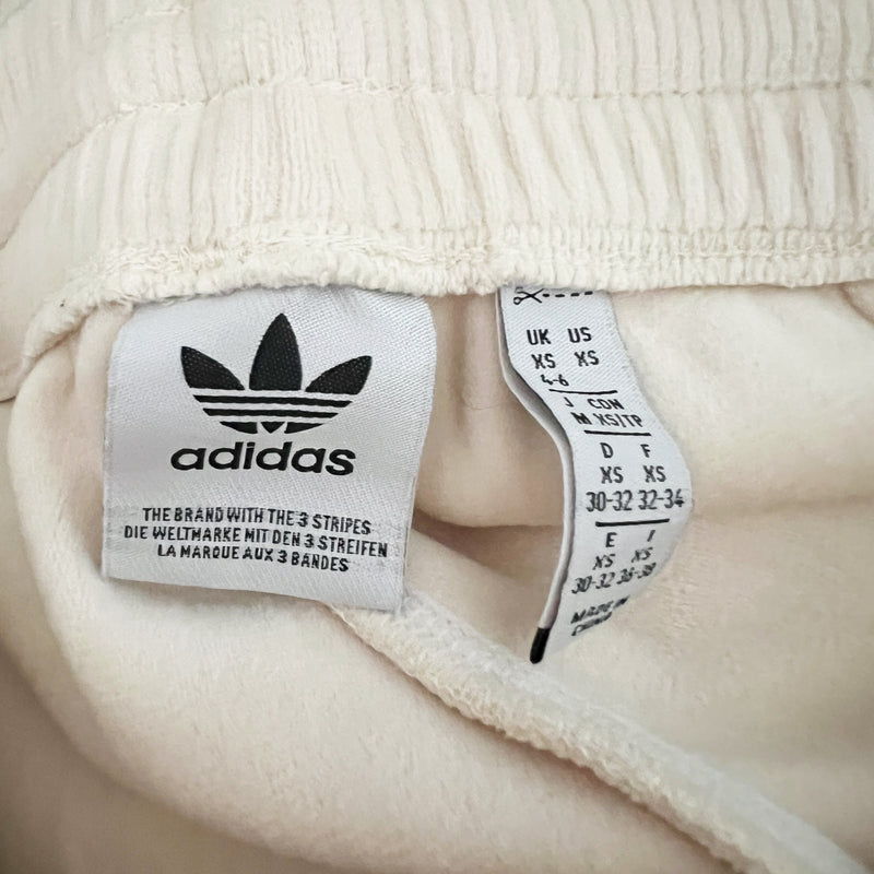 Adidas Originals Premium Beckenbauer Luxe Velvet Velour Track Pants Wonder White