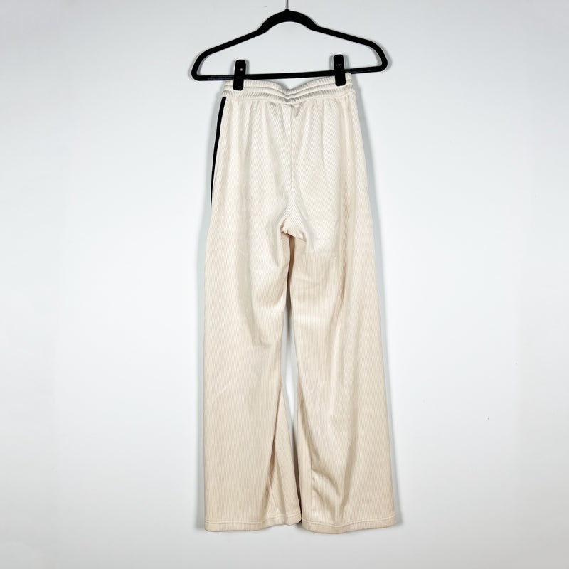 Adidas Originals Premium Beckenbauer Luxe Velvet Velour Track Pants Wonder White