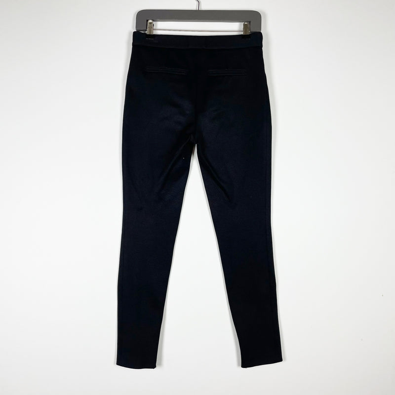 Tom Ford Women's Ponte Stretch Knit Ankle Zipper Crop Mid Rise Skinny Pants S