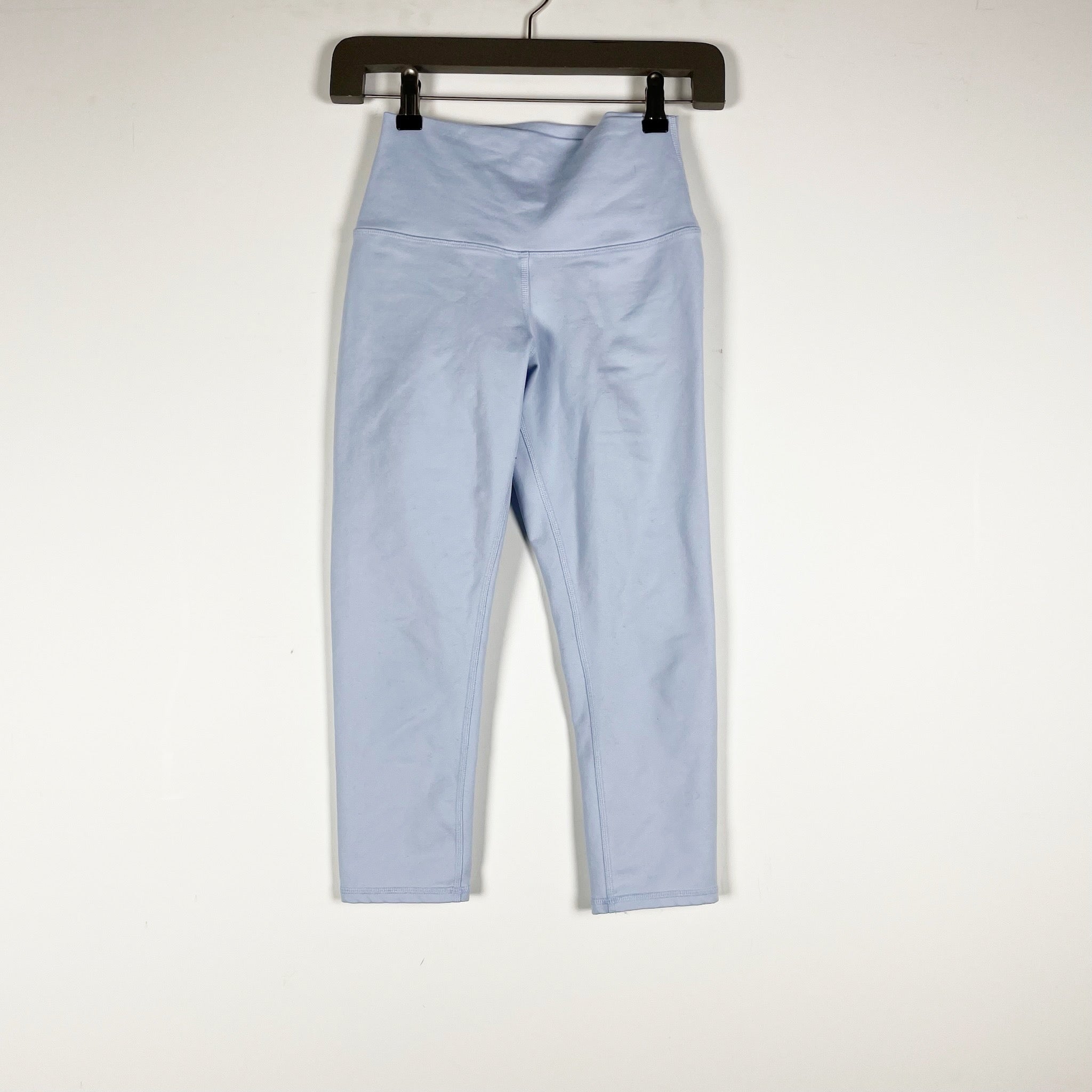 Alo Yoga Women's High Rise Athletic Work Out Lounge Leggings Light Blue XS